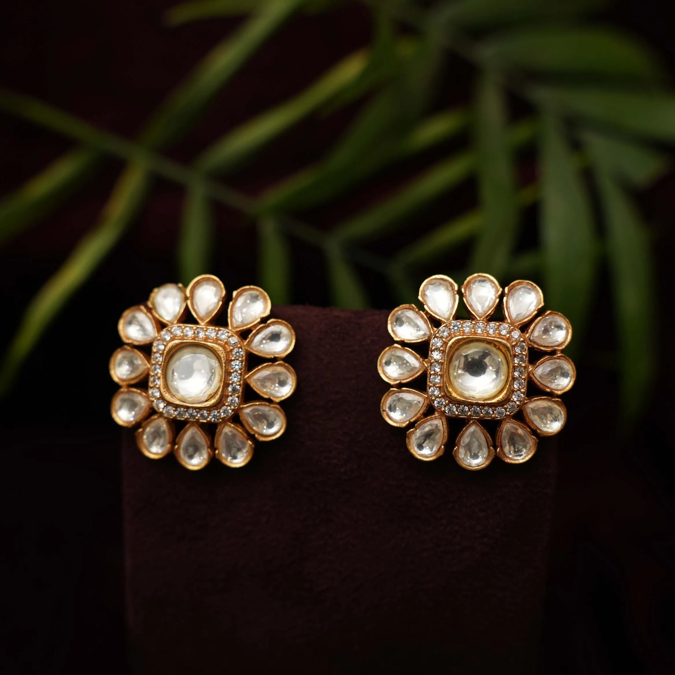 Anvika Polki Ear Stud - Rimli Boutique