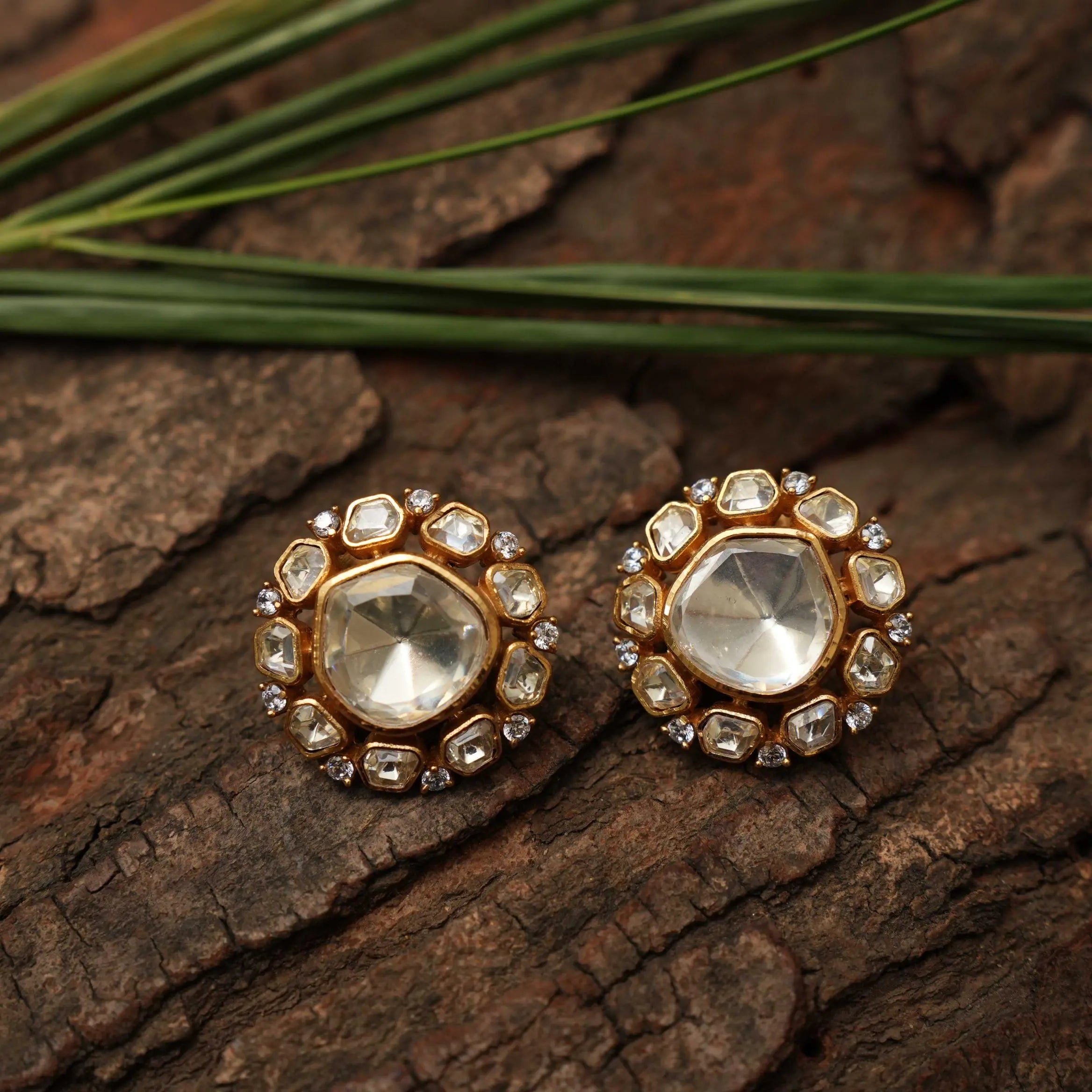 Anvika Polki Ear Stud