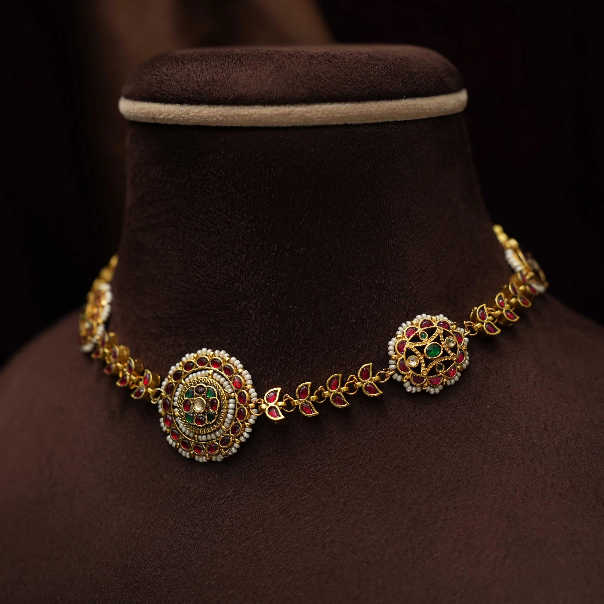 Apeshka Polki Choker - Beryl