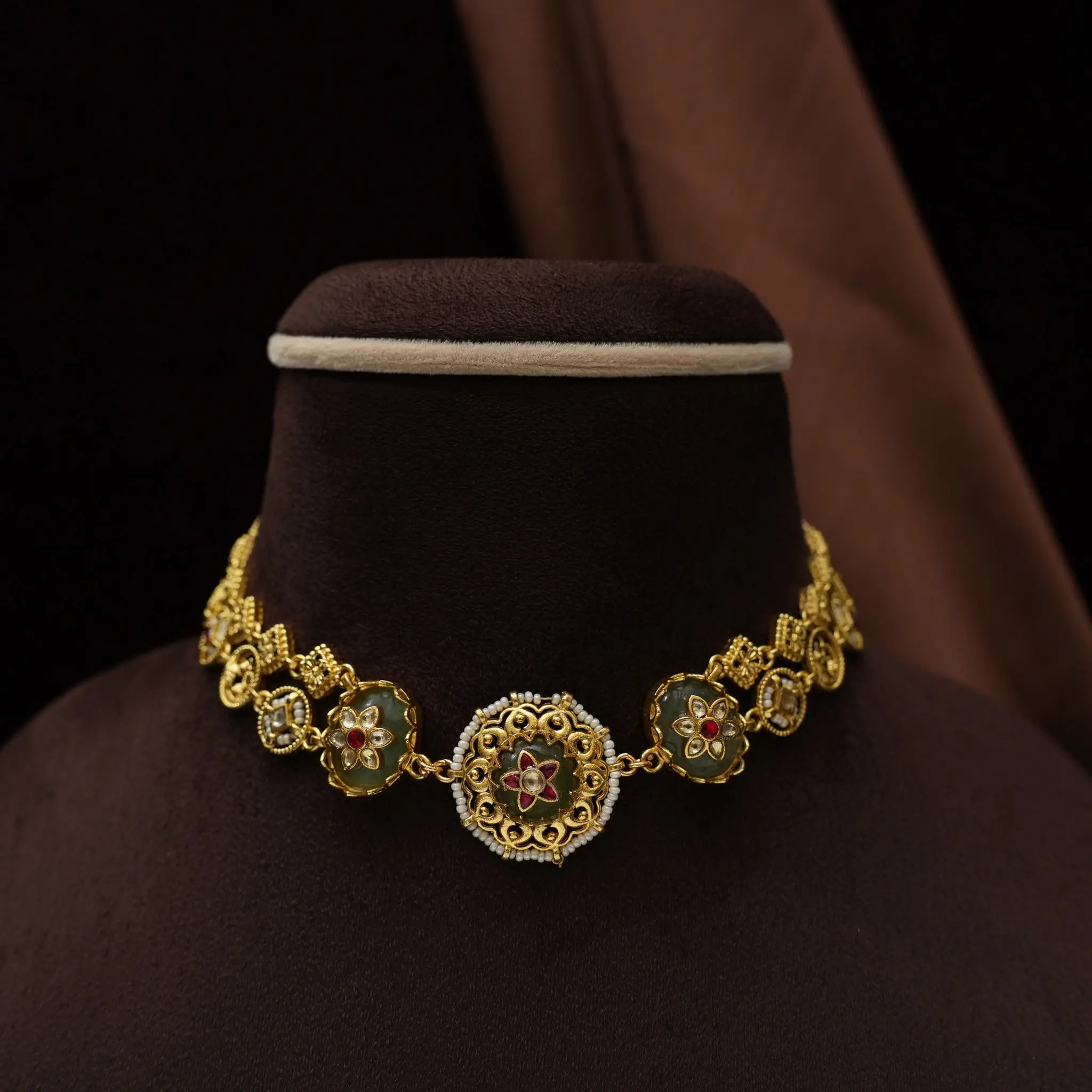 Apeshka Polki Choker - Kavi Kanta