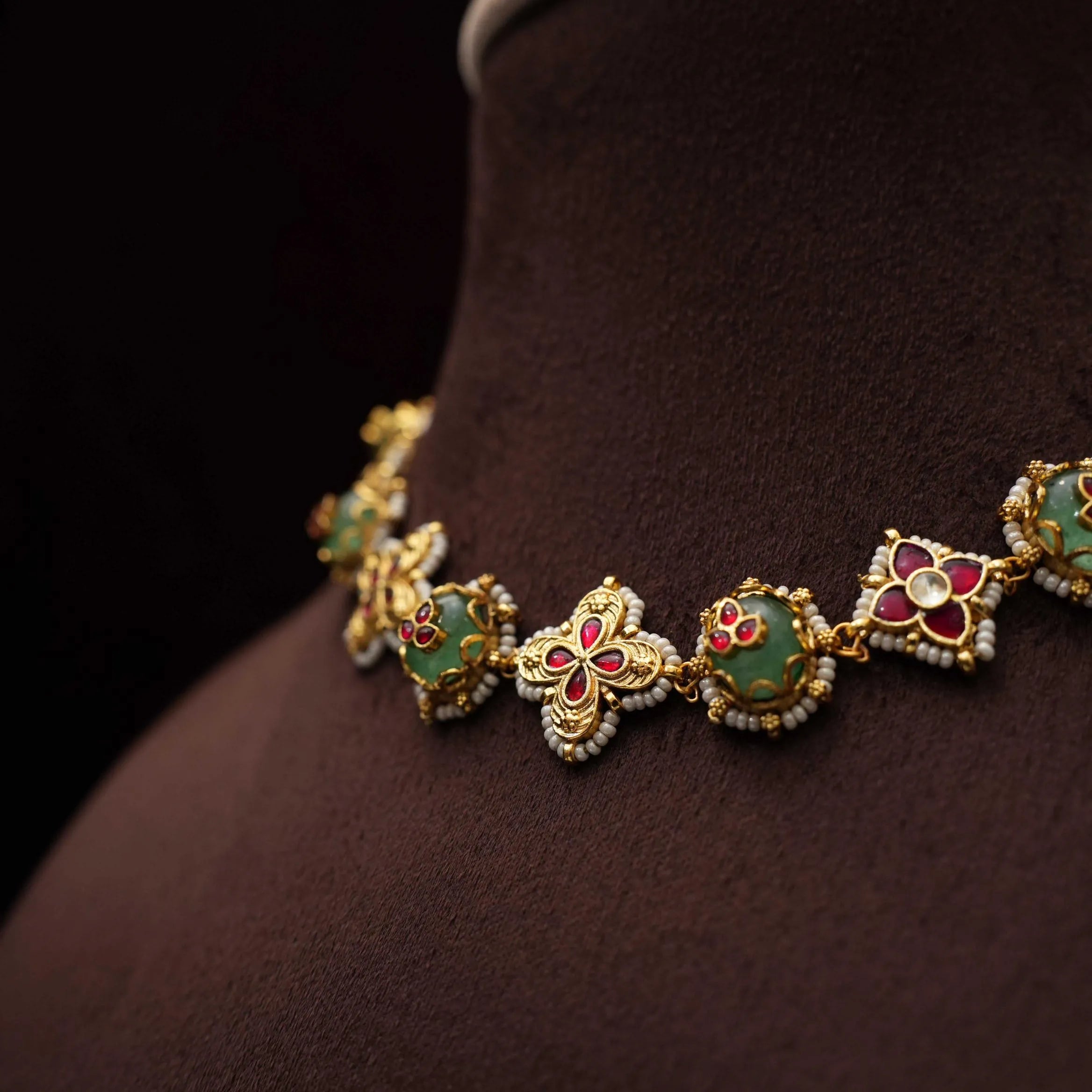 Apeshka Polki Choker - Nidhi