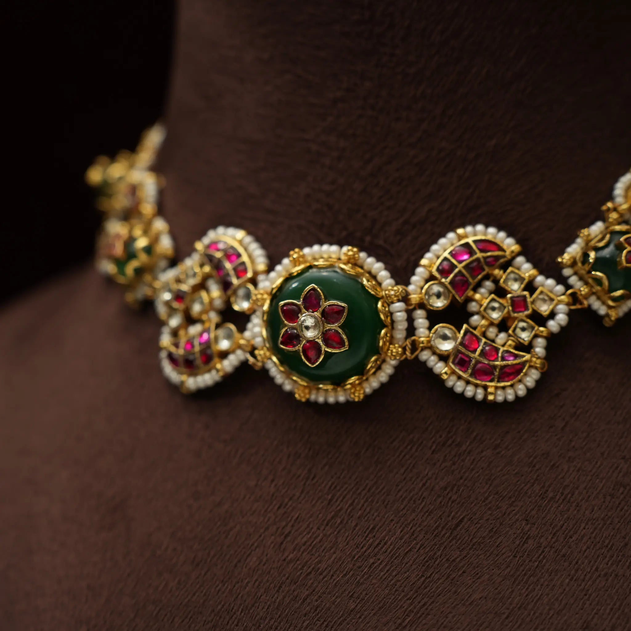 Apeshka Polki Choker - Kavi Nitya