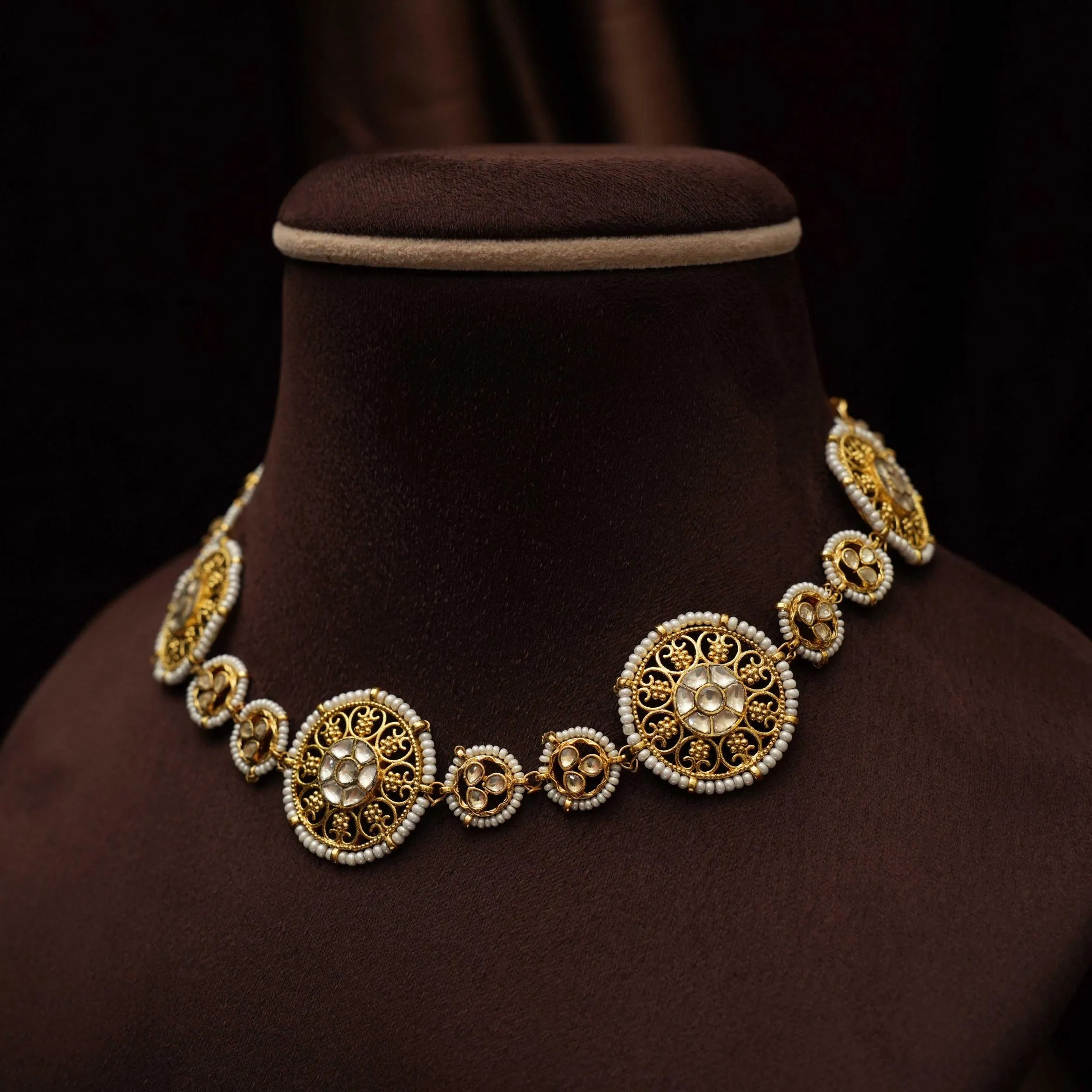 Apeshka Polki Choker - Tama