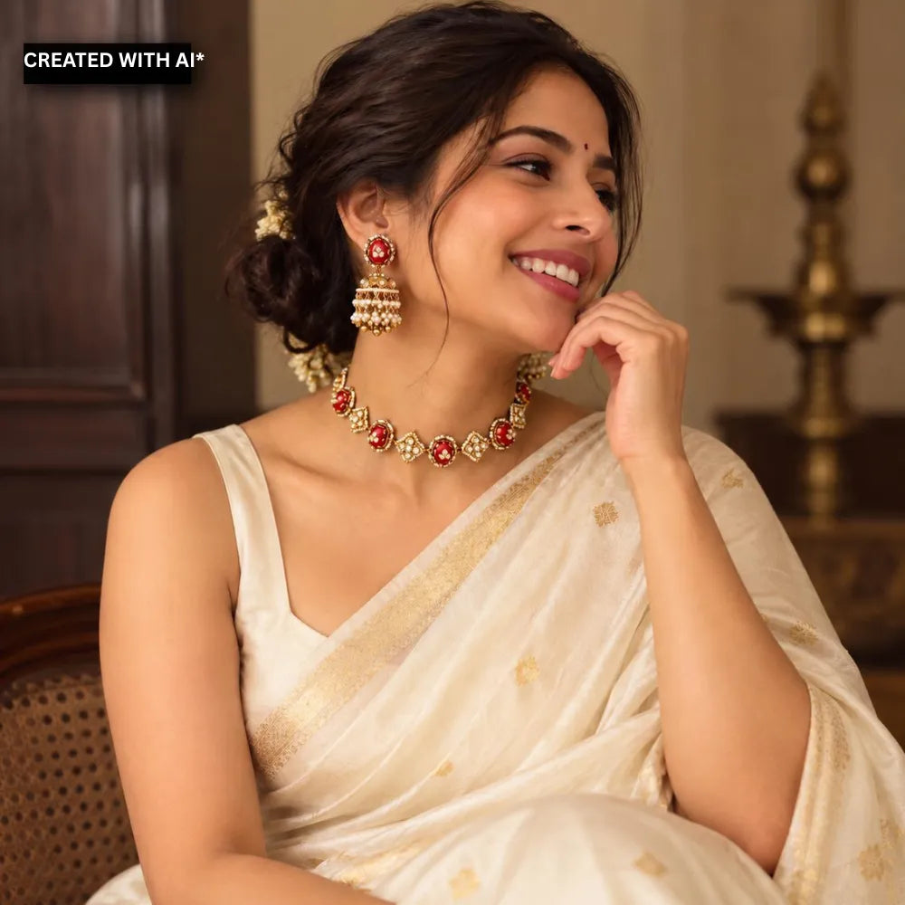 Apeshka Polki Choker – Riya