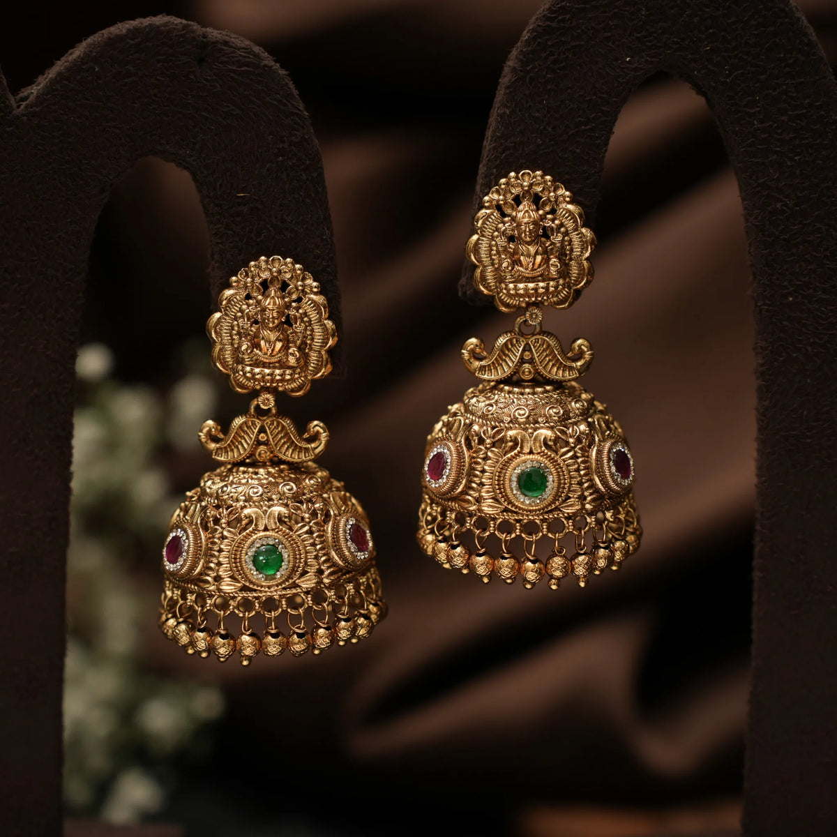 Aradhana Antique Jhumka Earrings