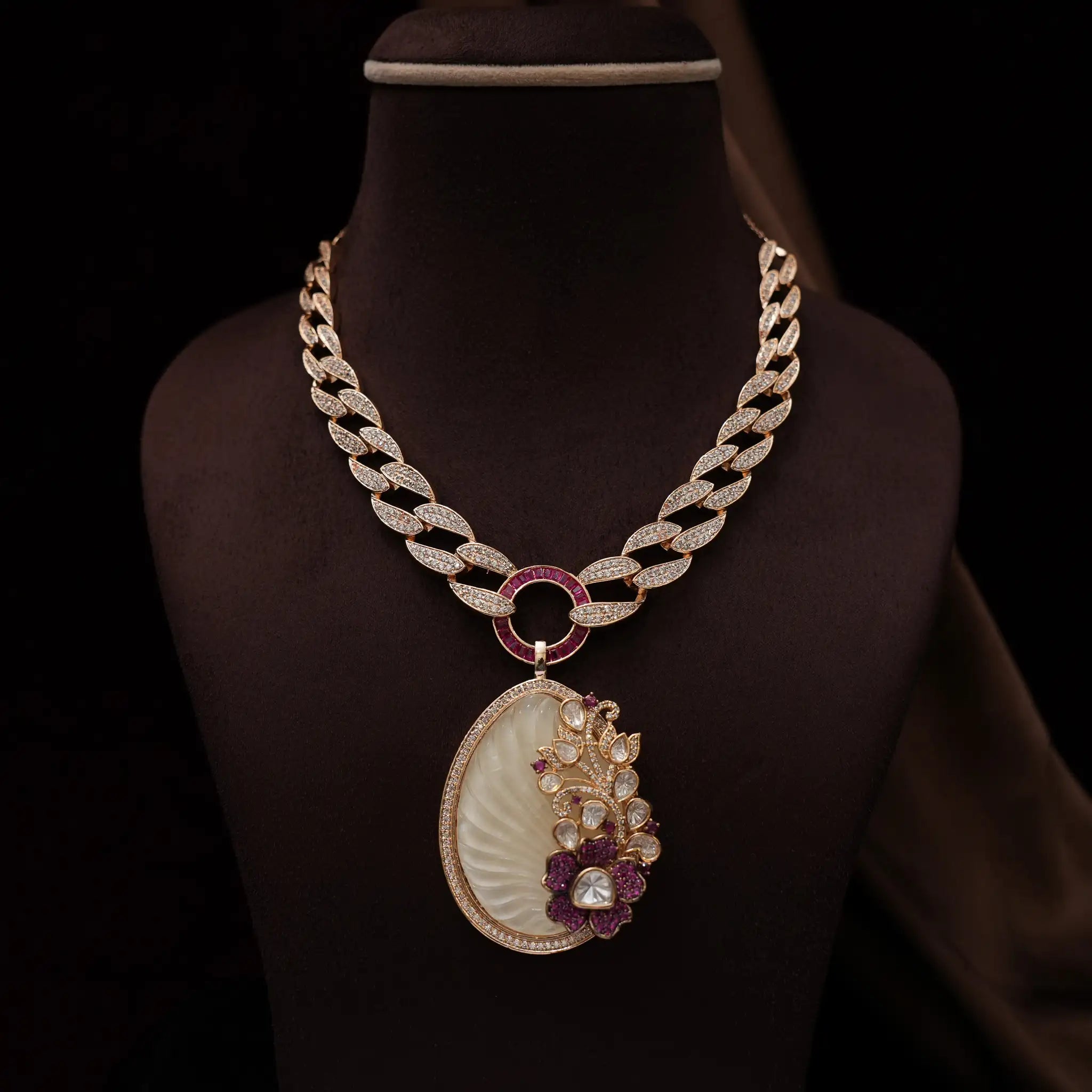Arden Statement Zircon Necklace