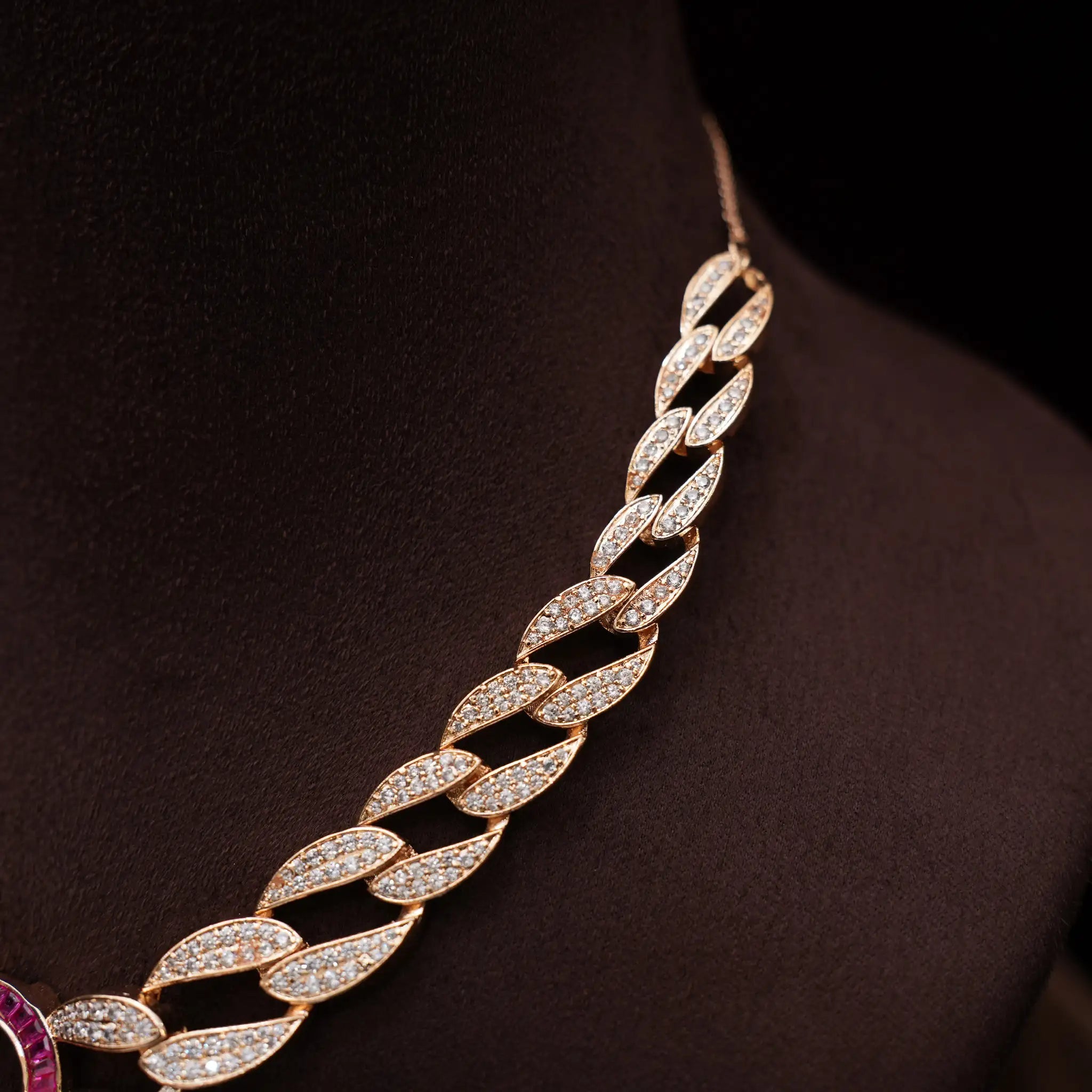 Arden Statement Zircon Necklace