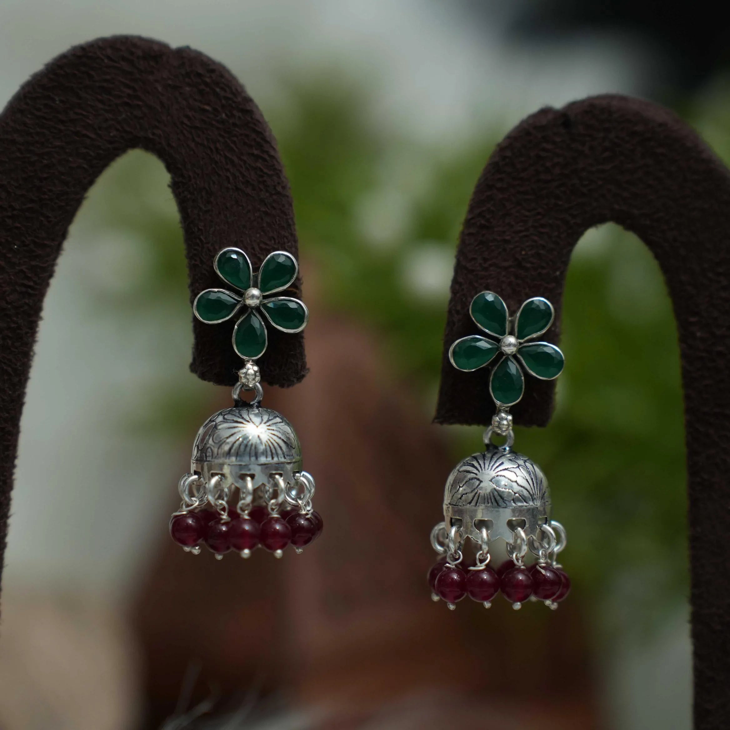 Aamani Silver Jhumka Earrings - Arista