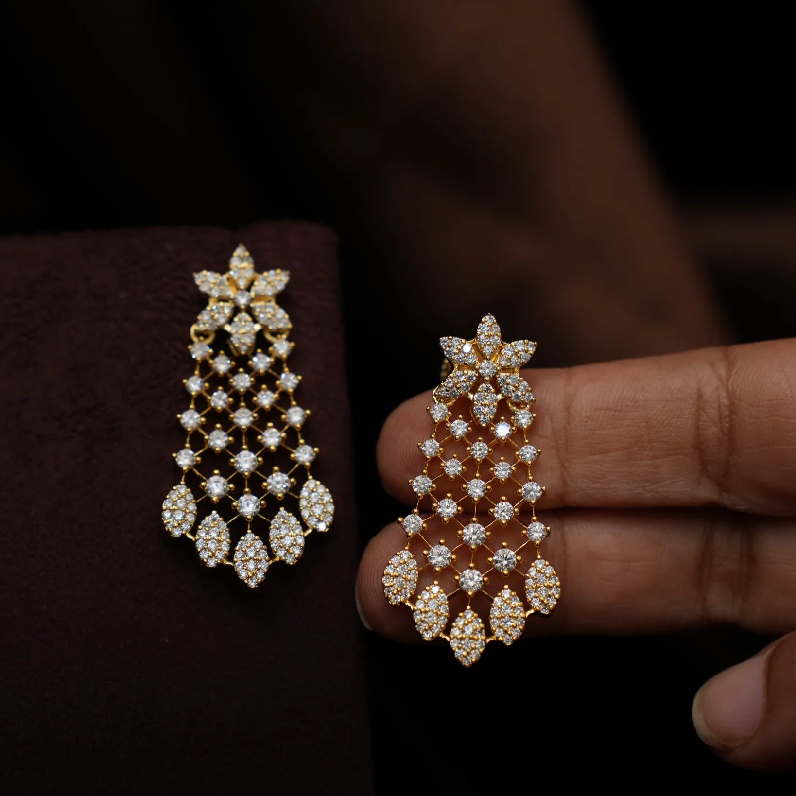 Aruni Zircon Earrings