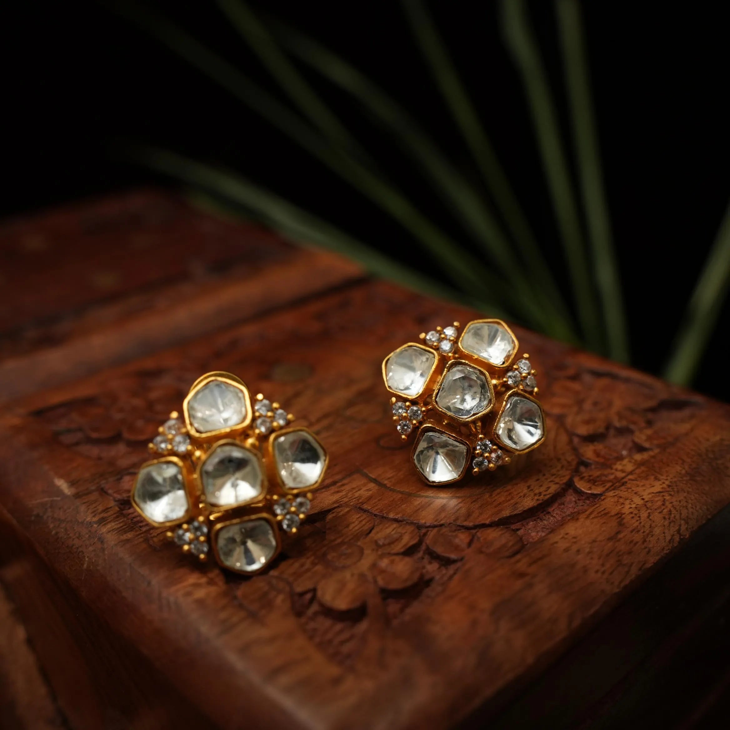 Ashi Polki Ear Stud