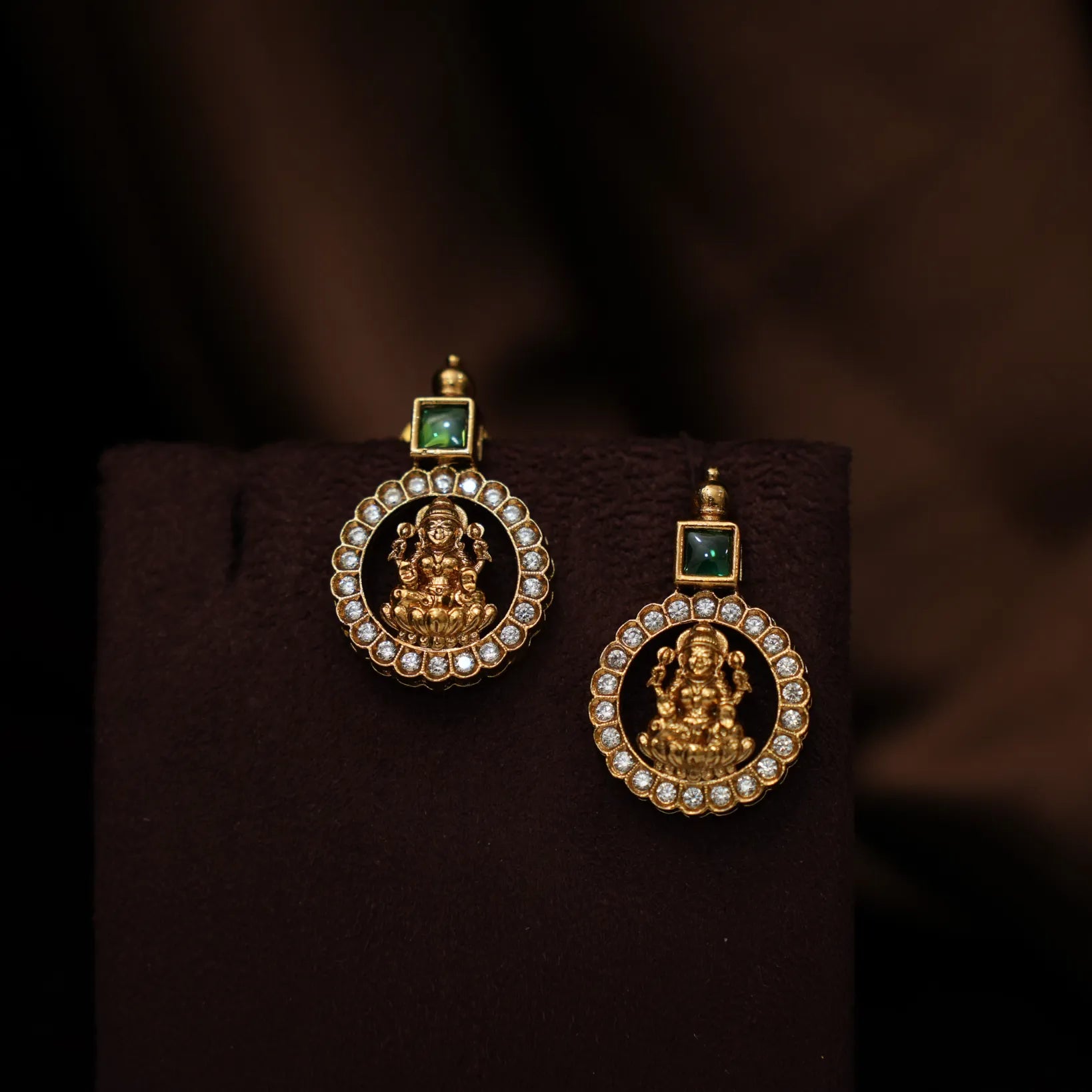 Ashvini Antique Necklace - Green