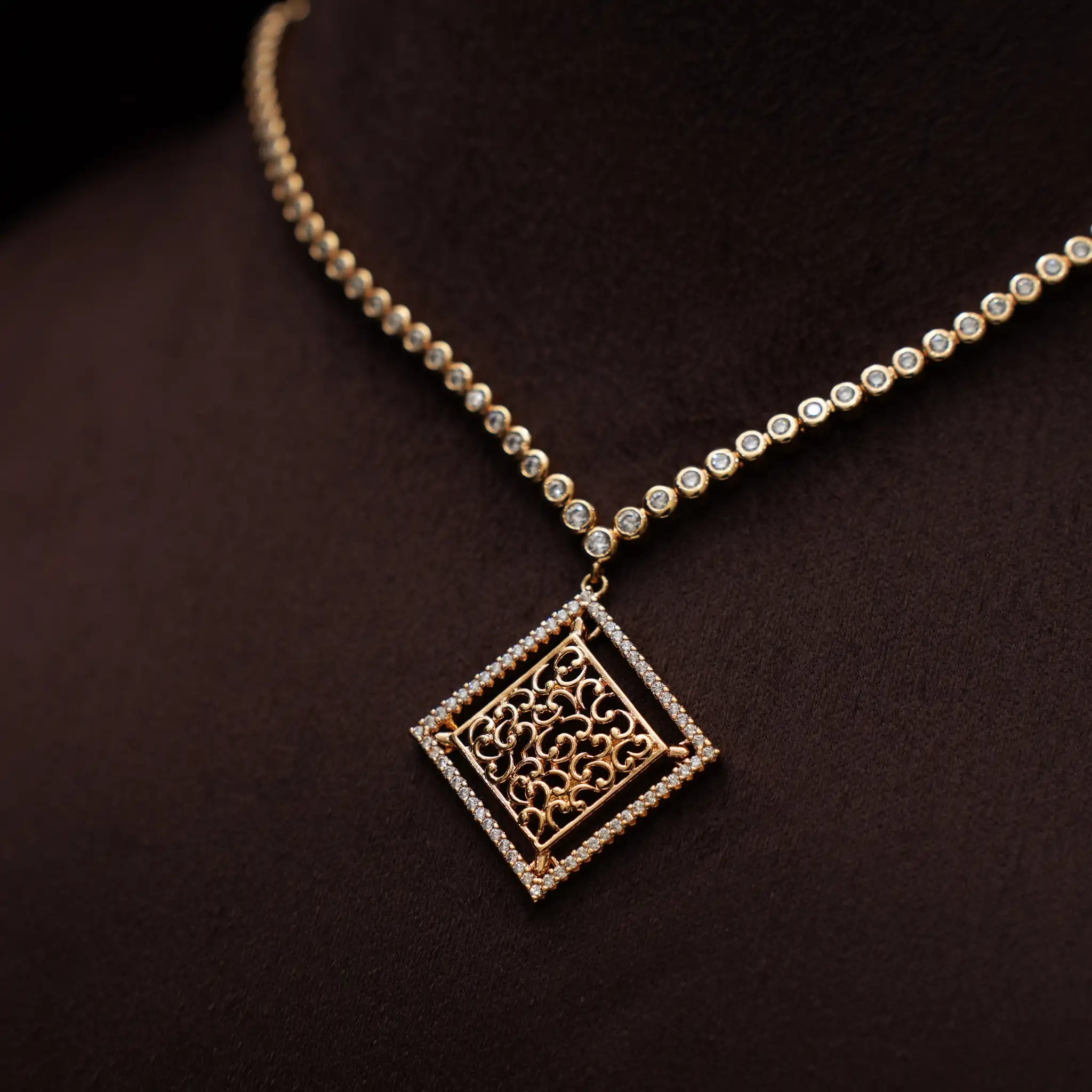 Aster Zircon Necklace
