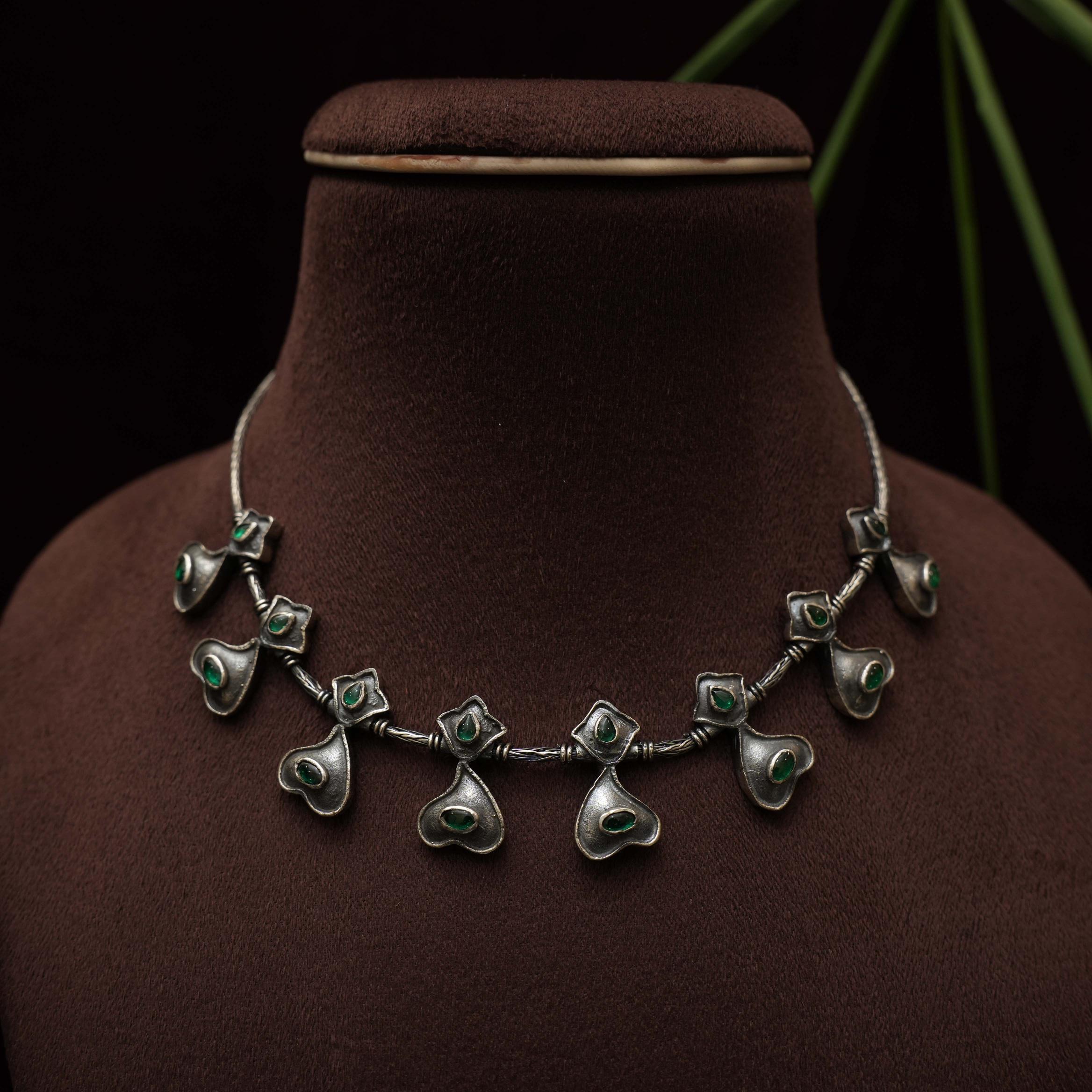 Atulya Silver Necklace - Rimli Boutique