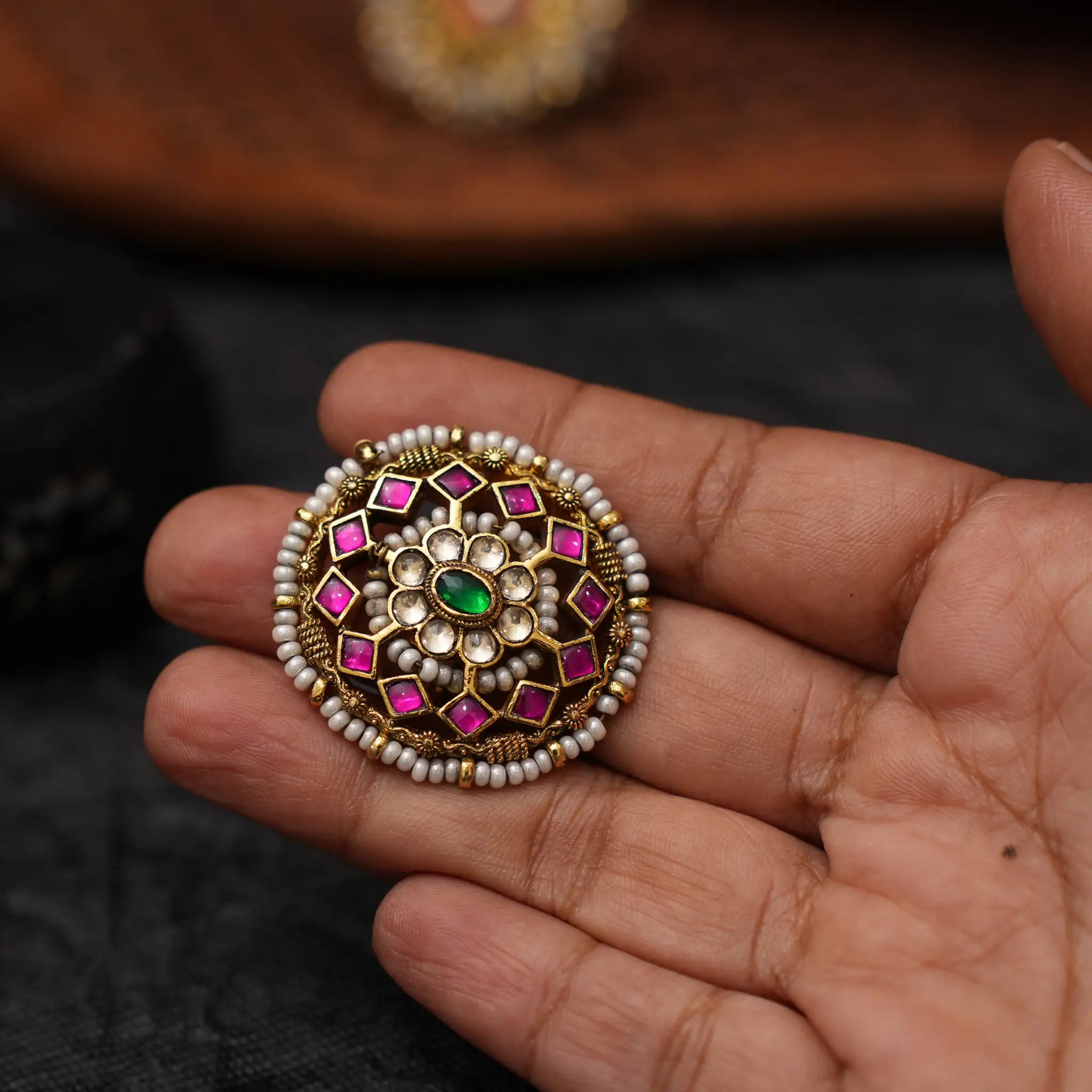 Audrey Polki Ring