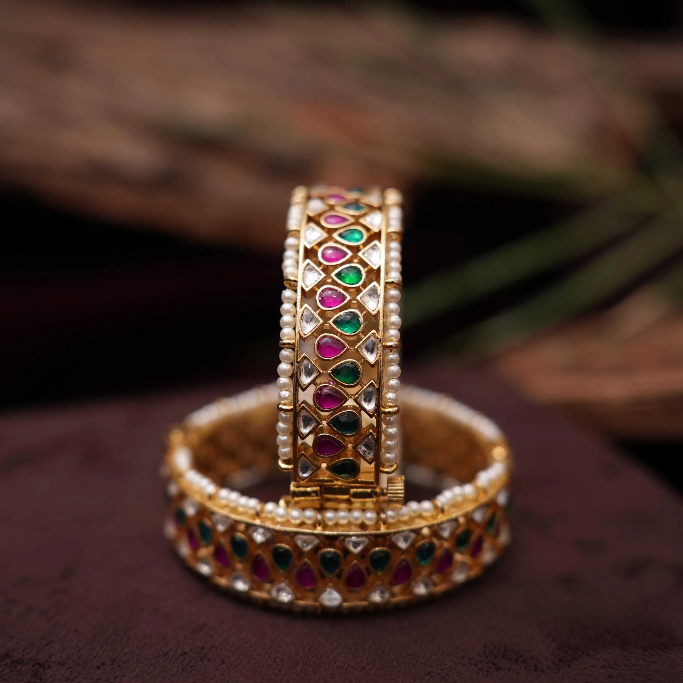 Aurelia Polki Bangles