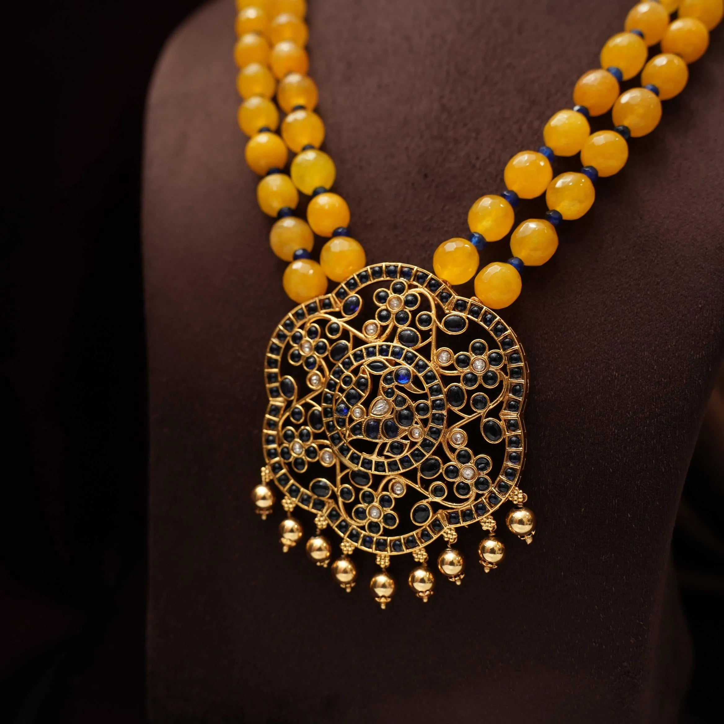 Aureya Antique Beaded Necklace