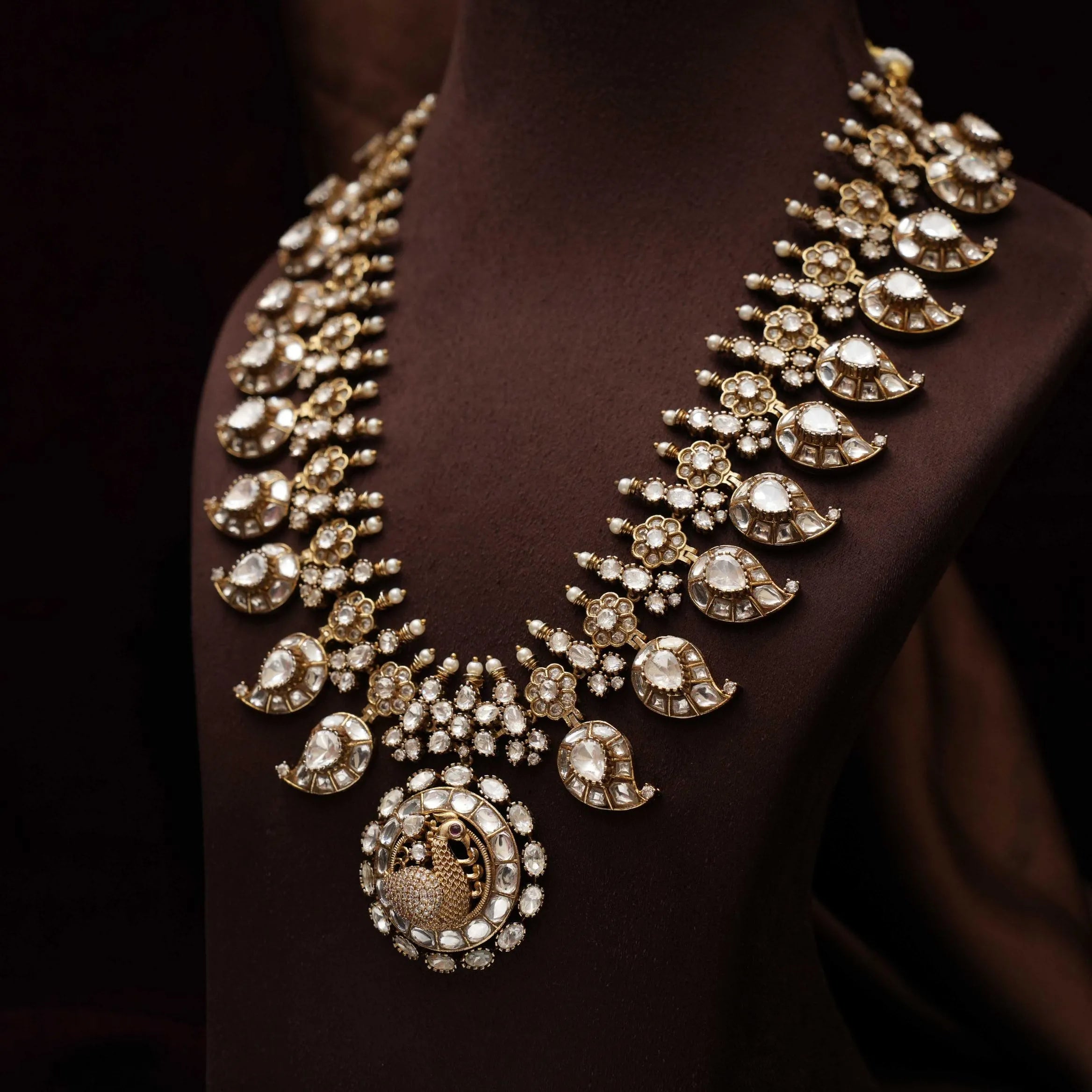 Aurika Victorian Polki Necklace - Long