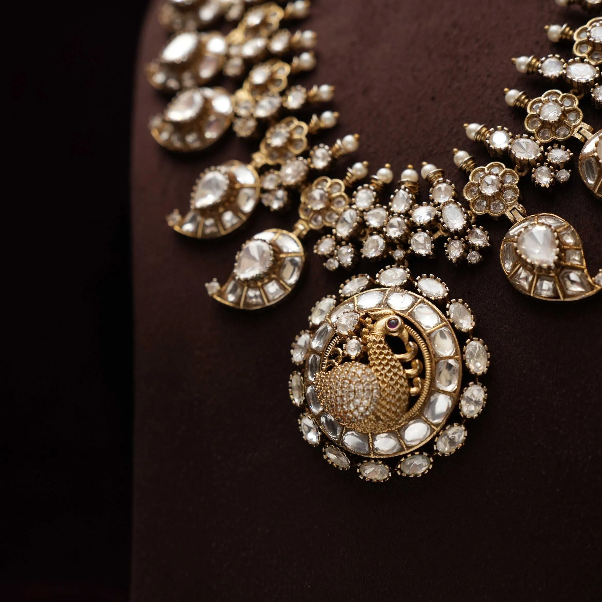 Aurika Victorian Polki Necklace - Long