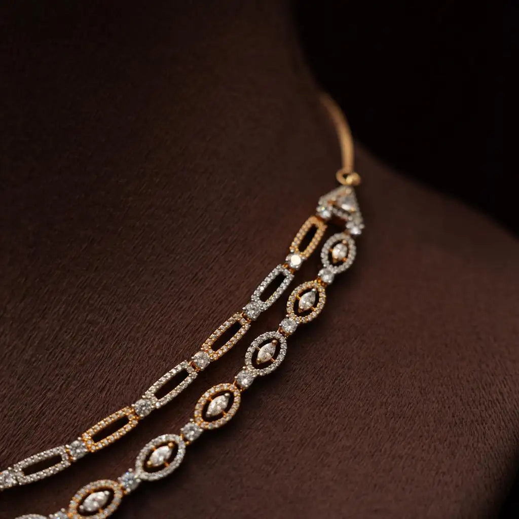 Avisha White Stone Necklace