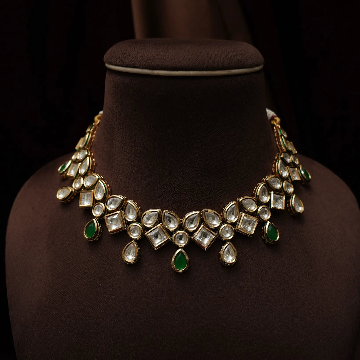 Avnita Kundan Necklace - Green