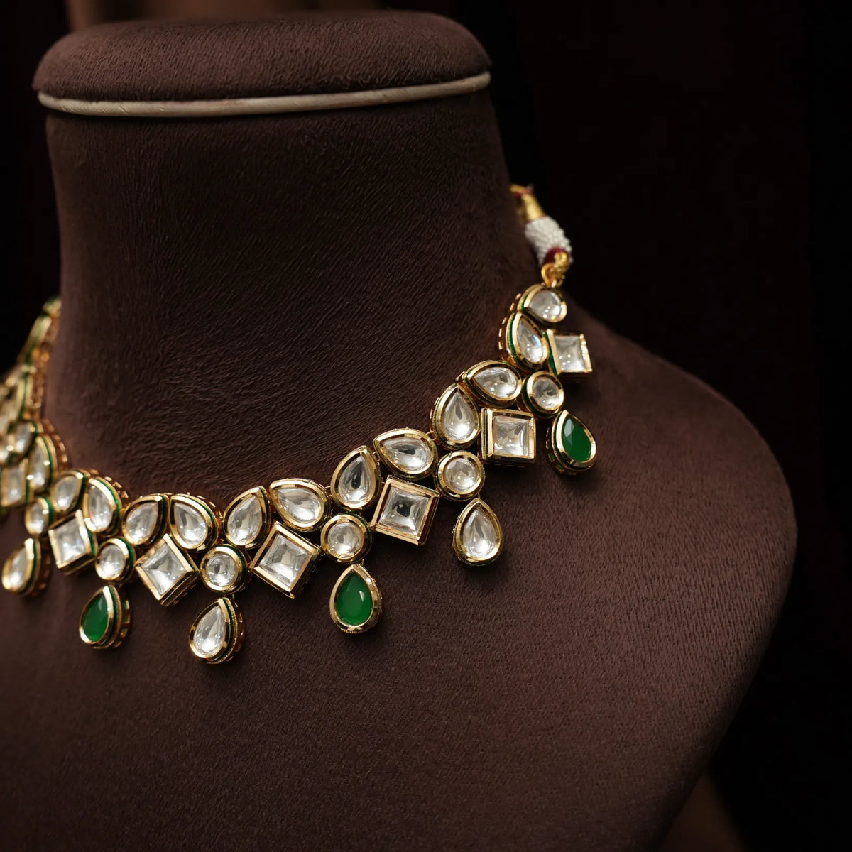 Avnita Kundan Necklace - Green
