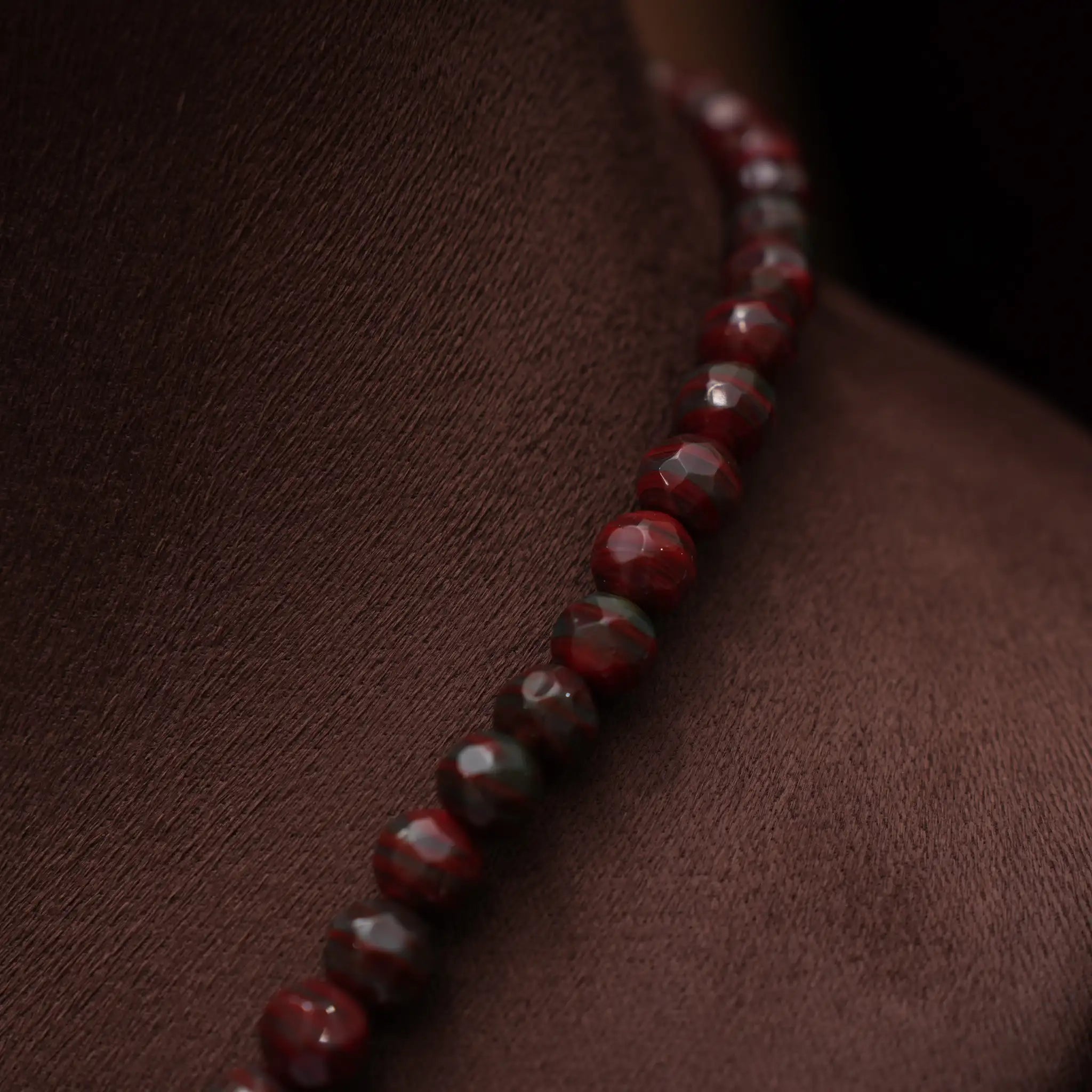 Baani Beaded Necklace - Red