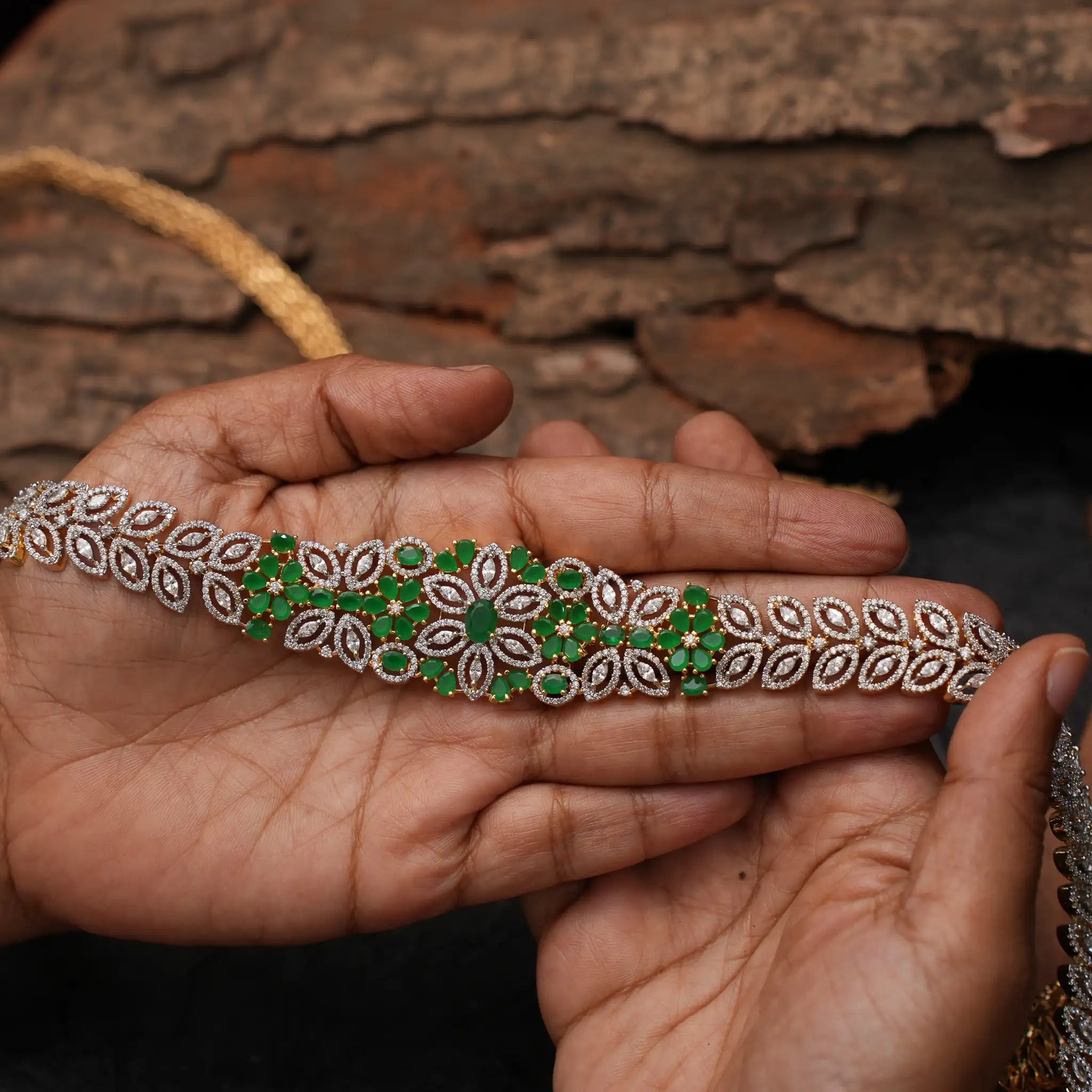 Balini Zircon Hip Belt - Green