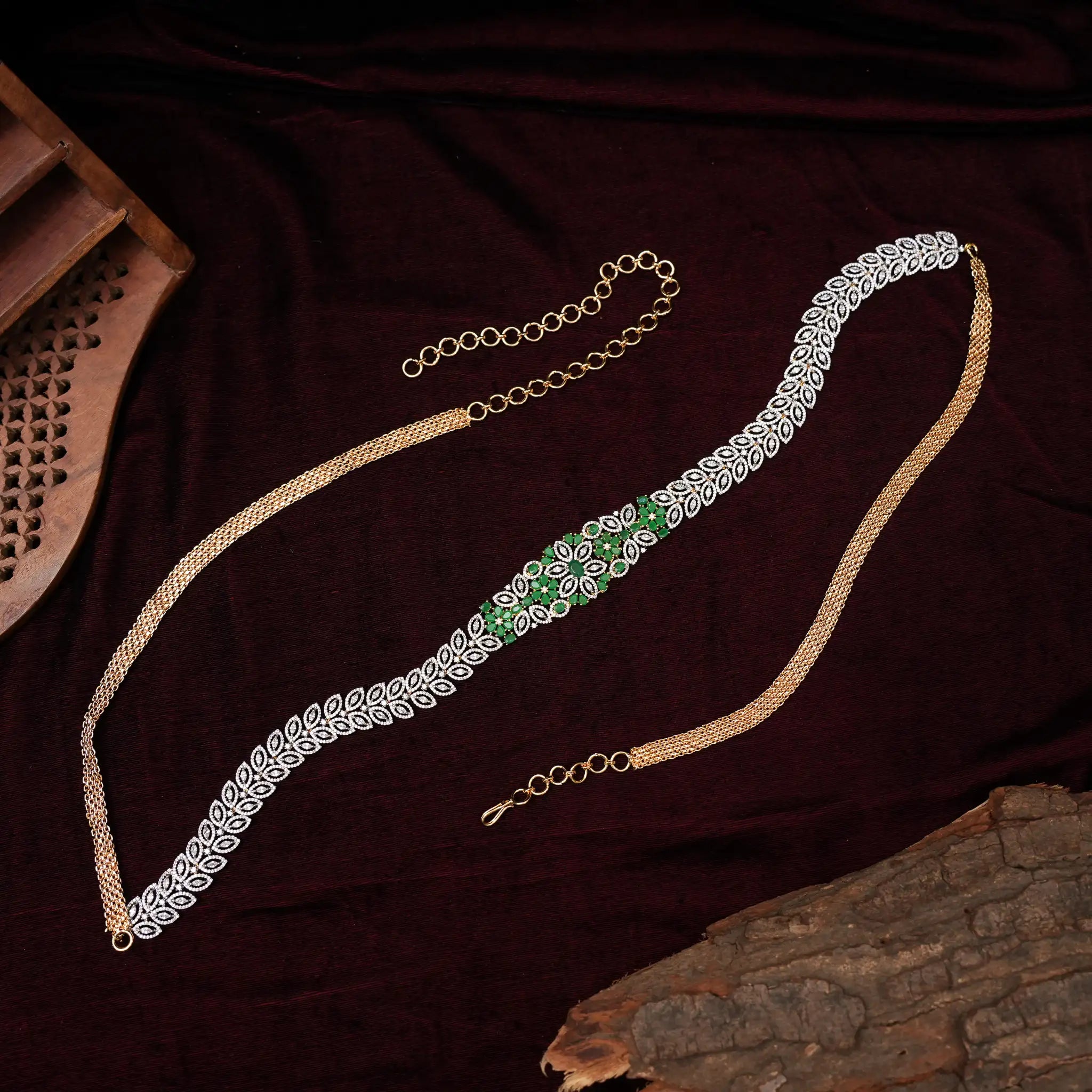 Balini Zircon Hip Belt - Green