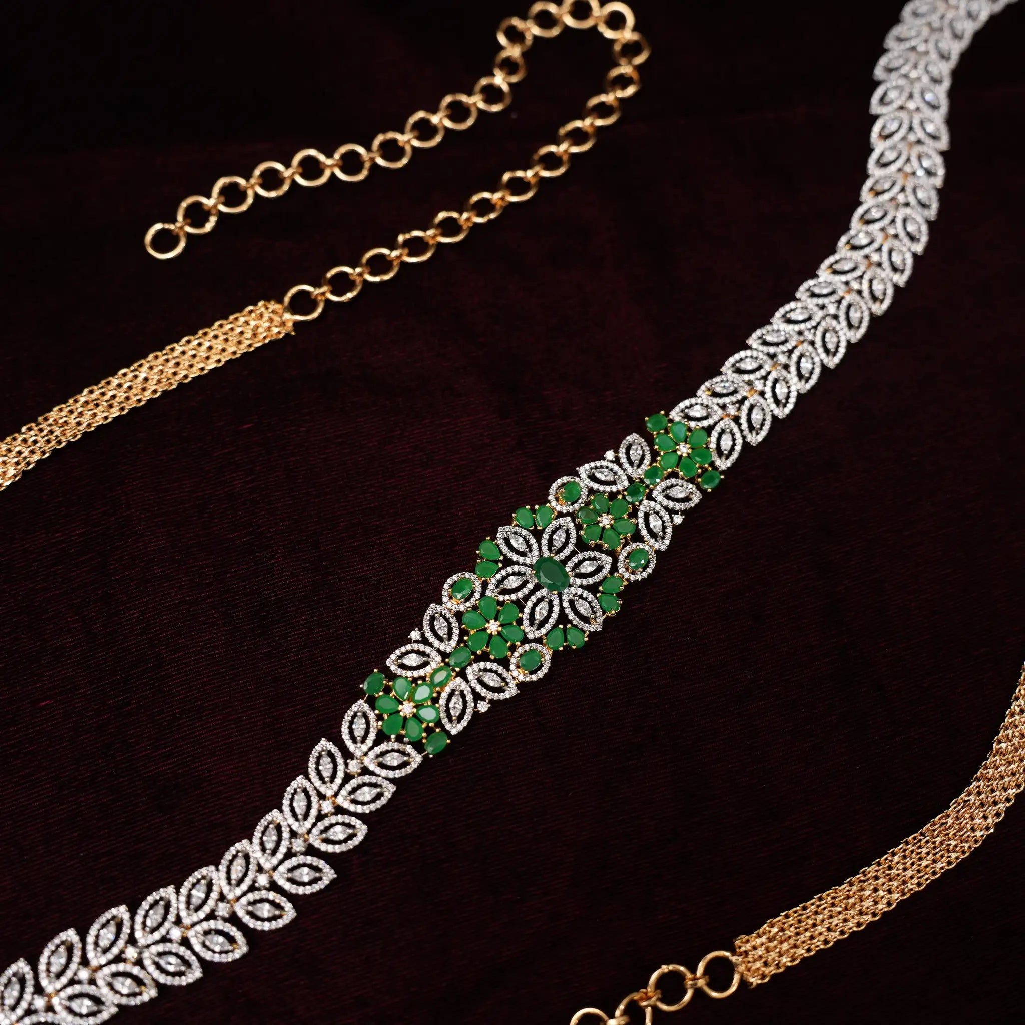 Balini Zircon Hip Belt - Green