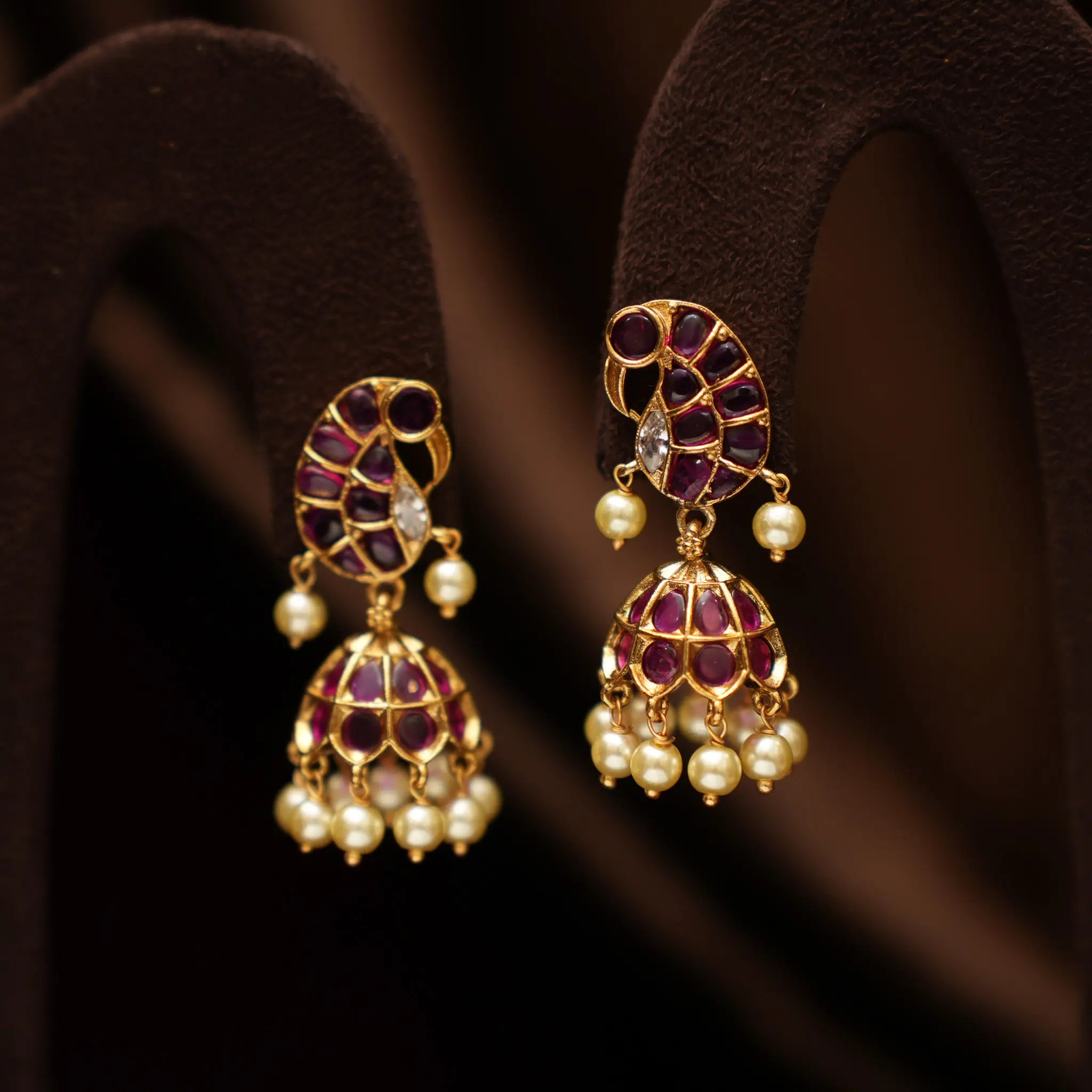 Barkha Antique Jhumka Earrings