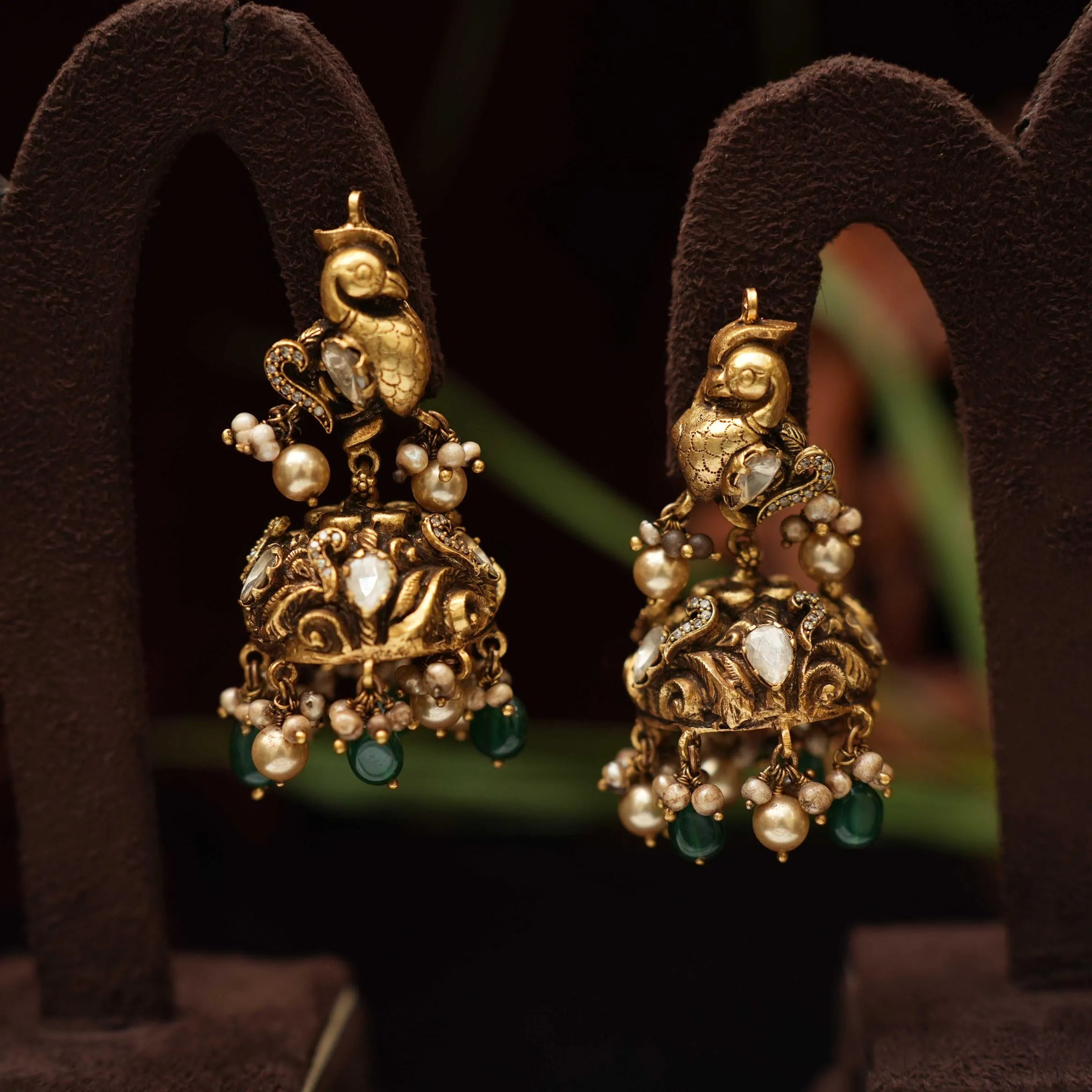 Bavuktha Silver Jhumka Earrings - Annam