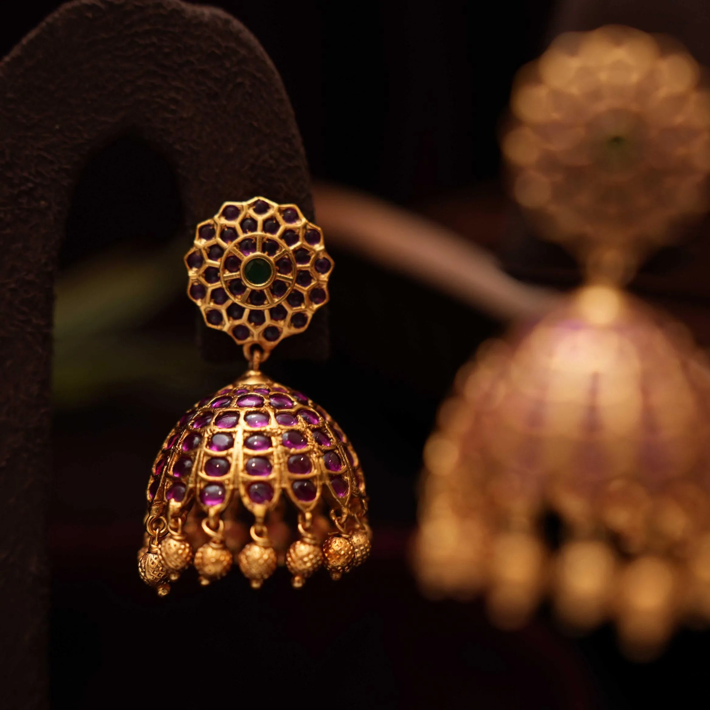 Bela Antique Jhumka Earrings - Rimli Boutique