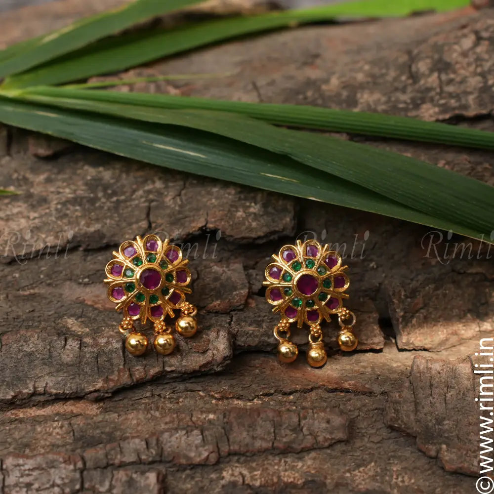 Bhavya Silver Ear Stud