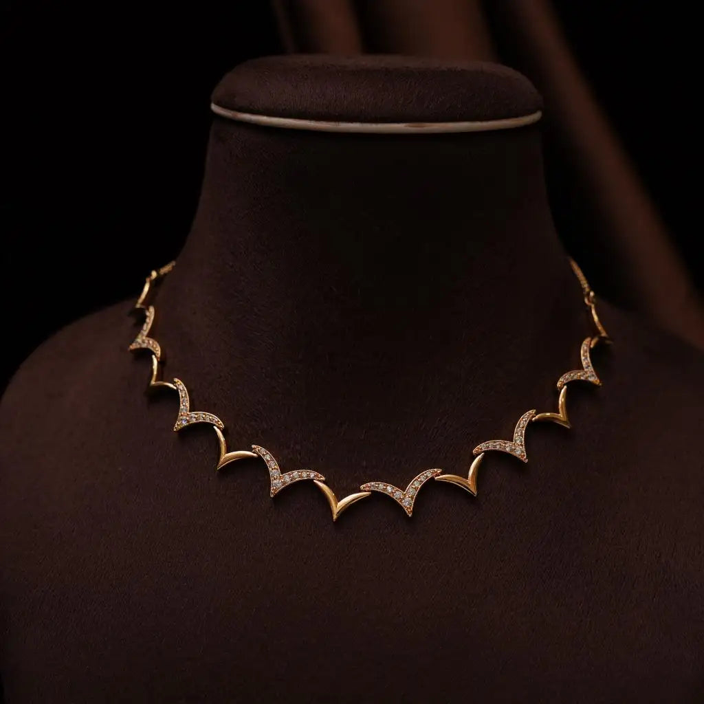 Bilva Zircon Necklace