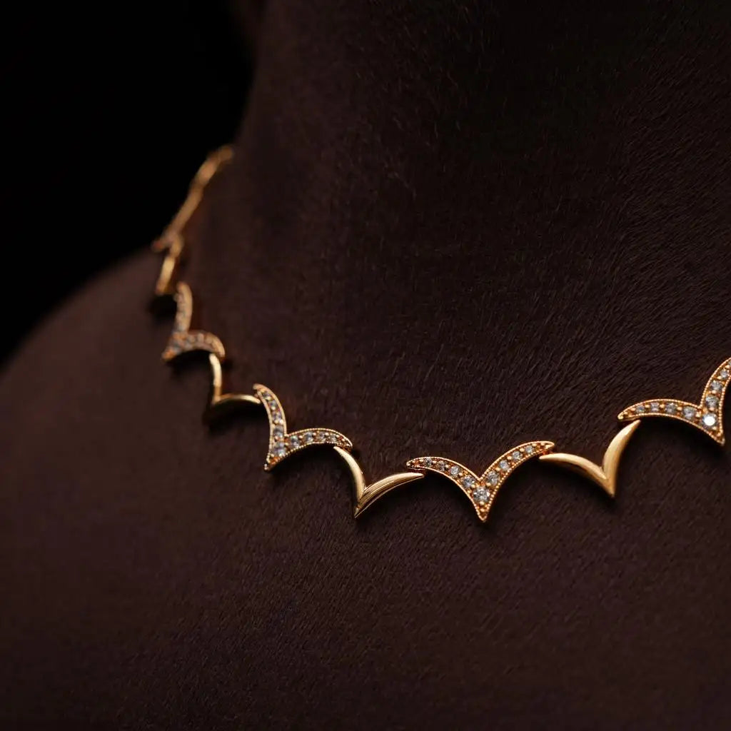 Bilva Zircon Necklace