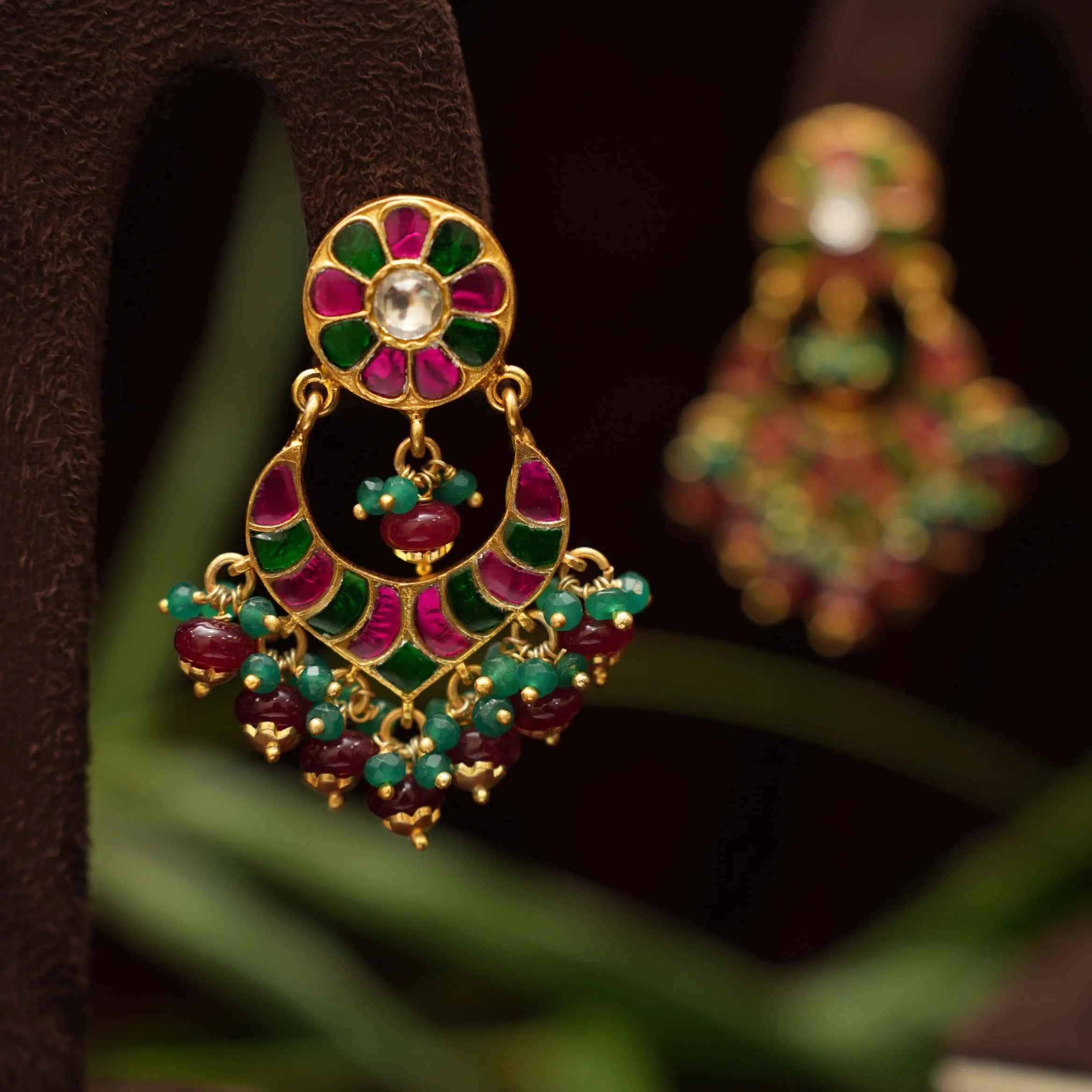 Bindu Silver Designer Earrings - Rimli Boutique