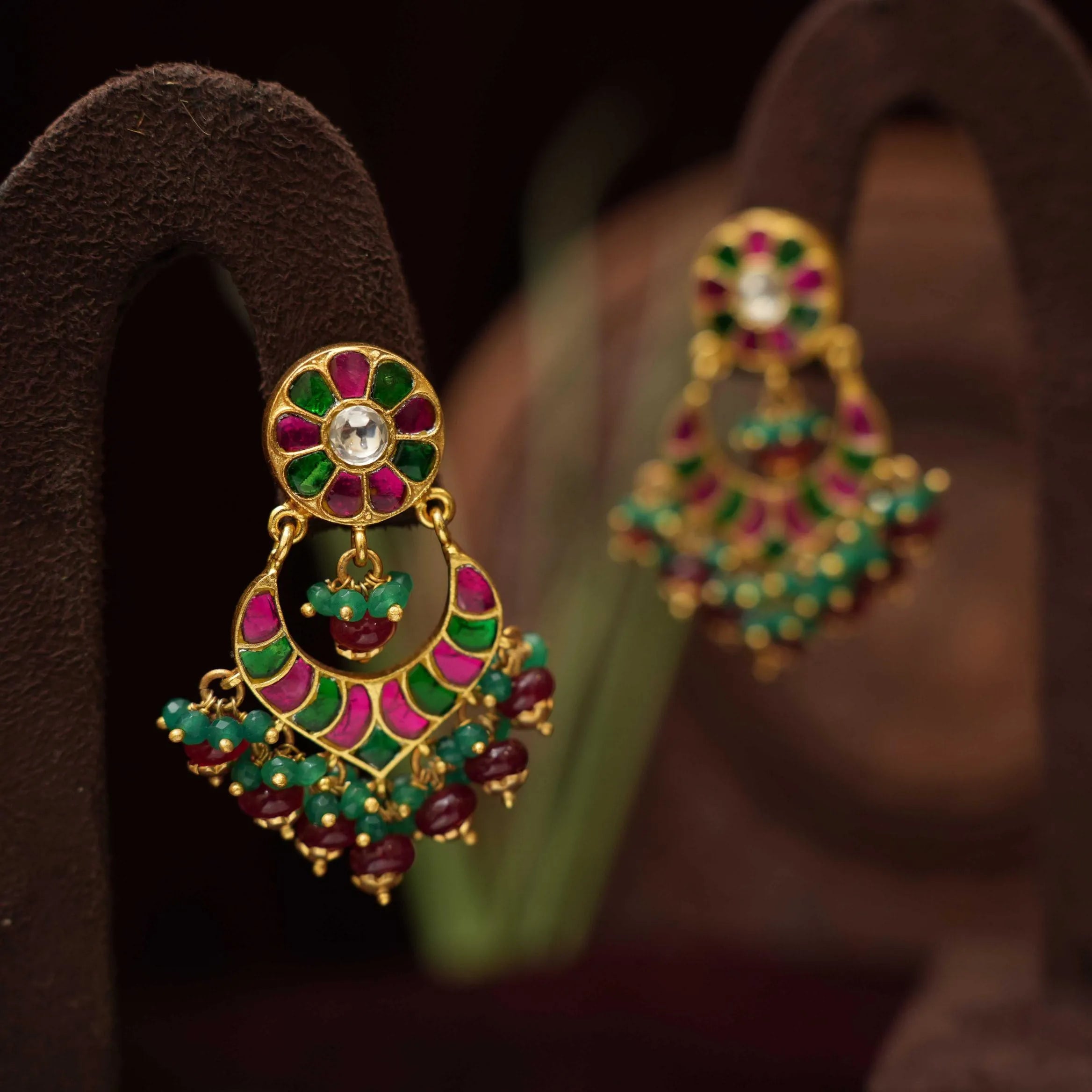 Bindu Silver Designer Earrings