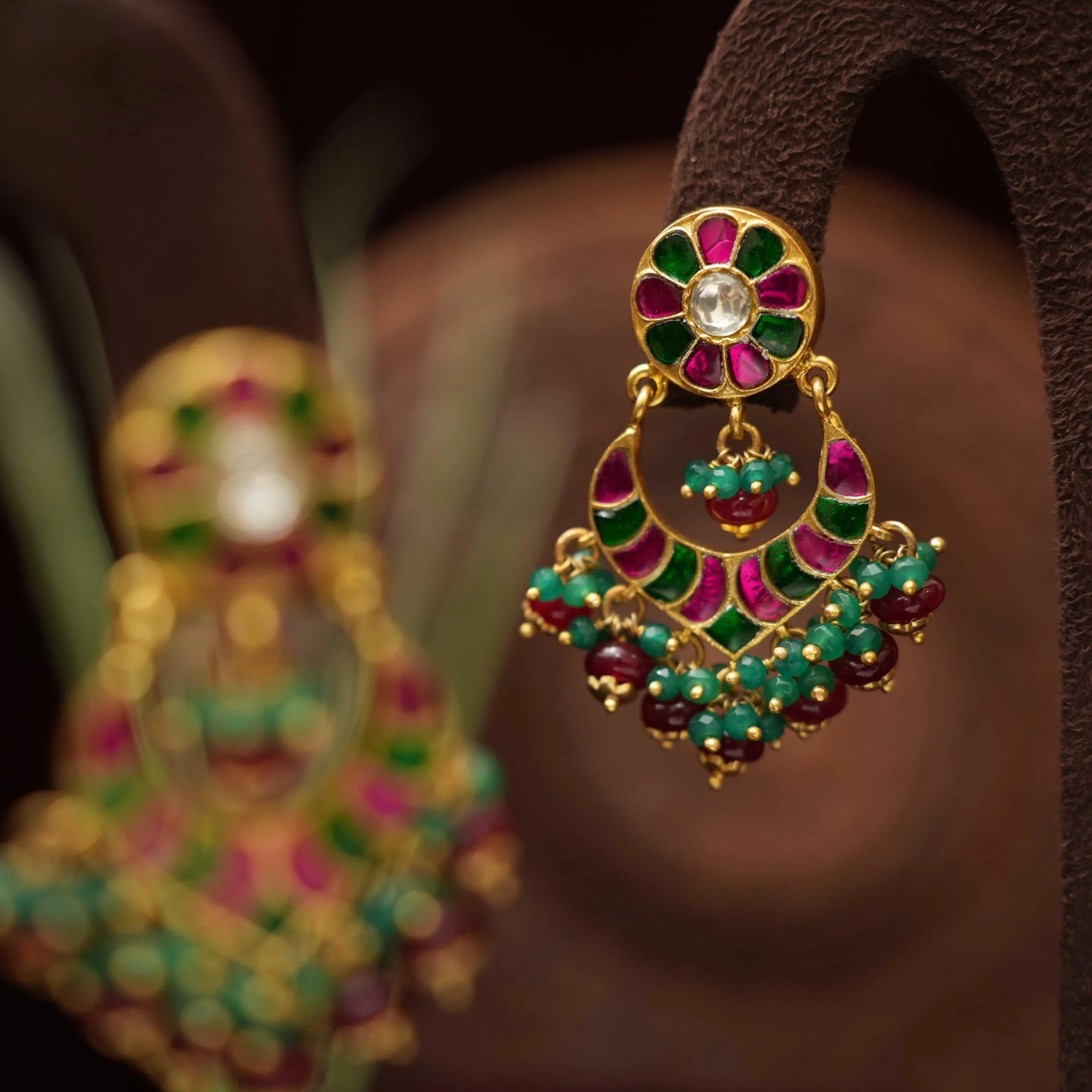 Bindu Silver Designer Earrings