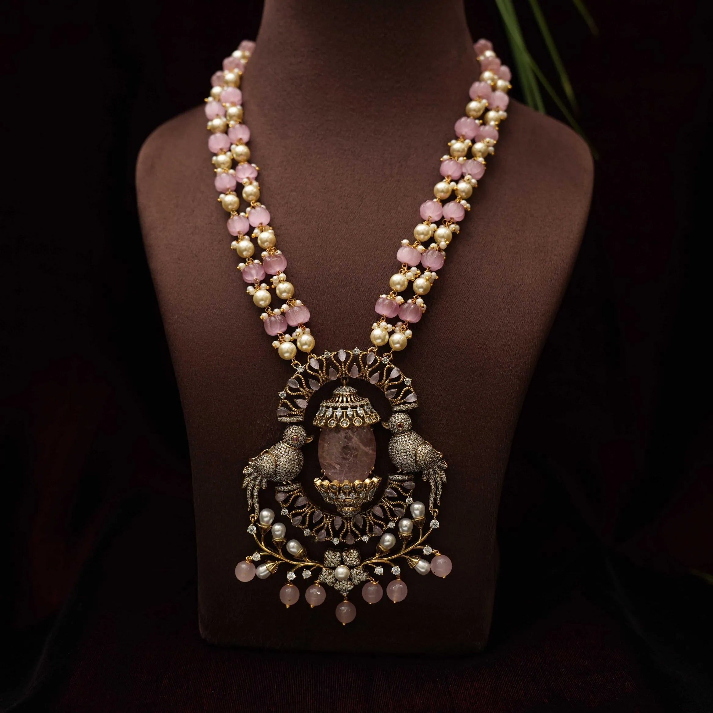 Binu Victorian Polki Necklace - Rimli Boutique