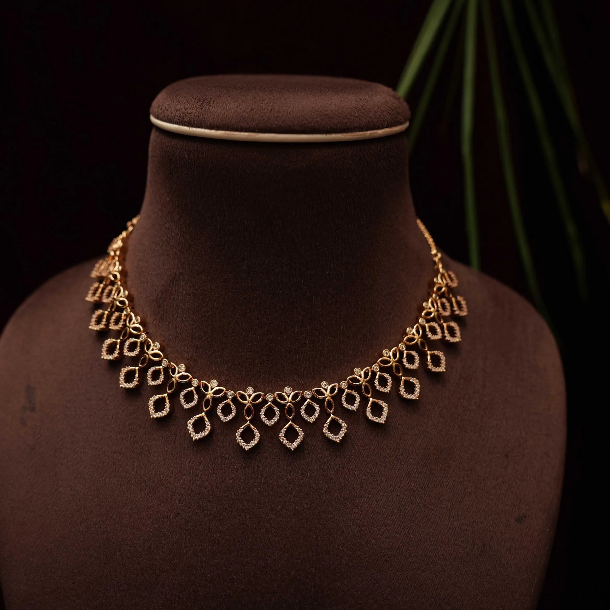 Bipin Zircon Necklace - Rimli Boutique