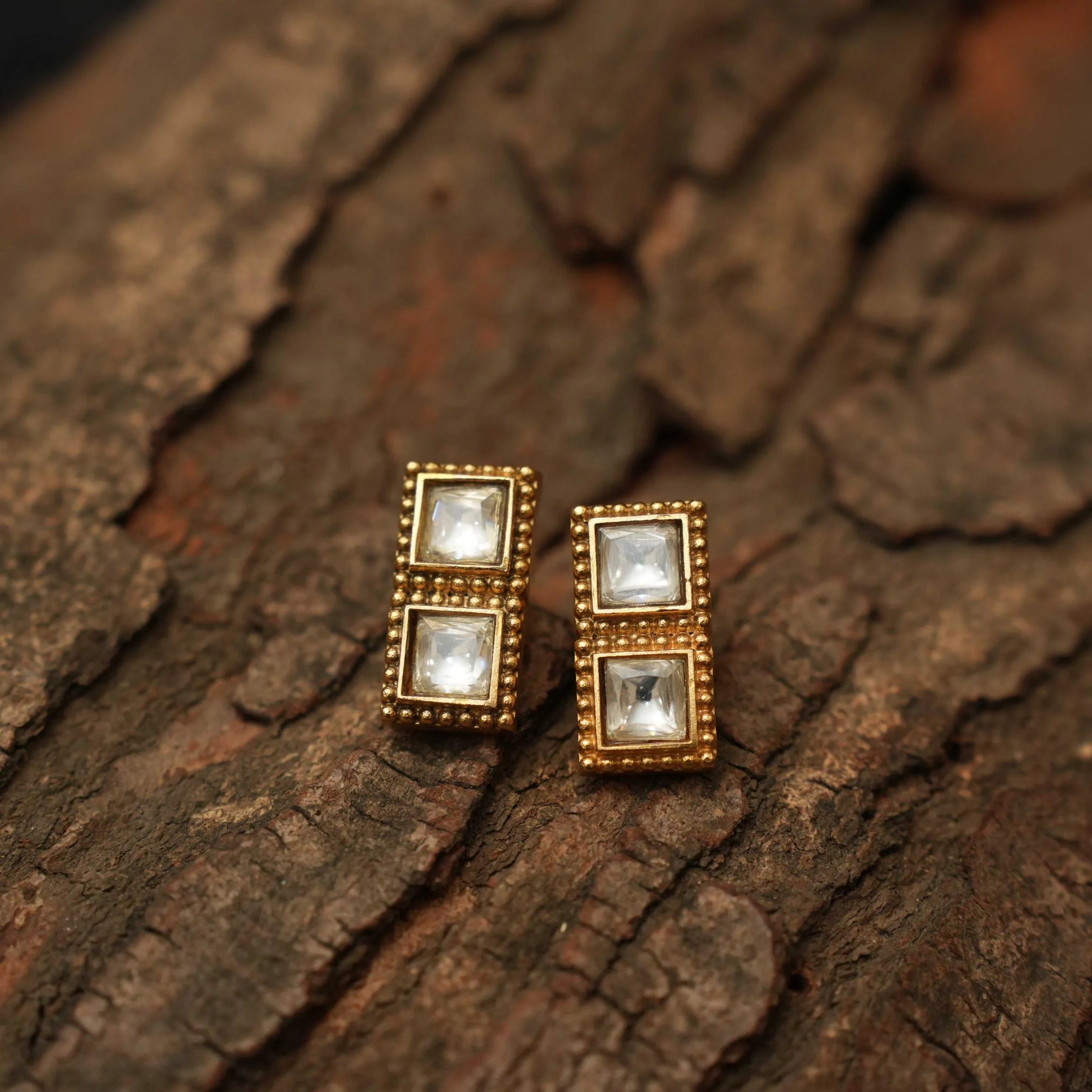 Brija Kundan Ear Stud