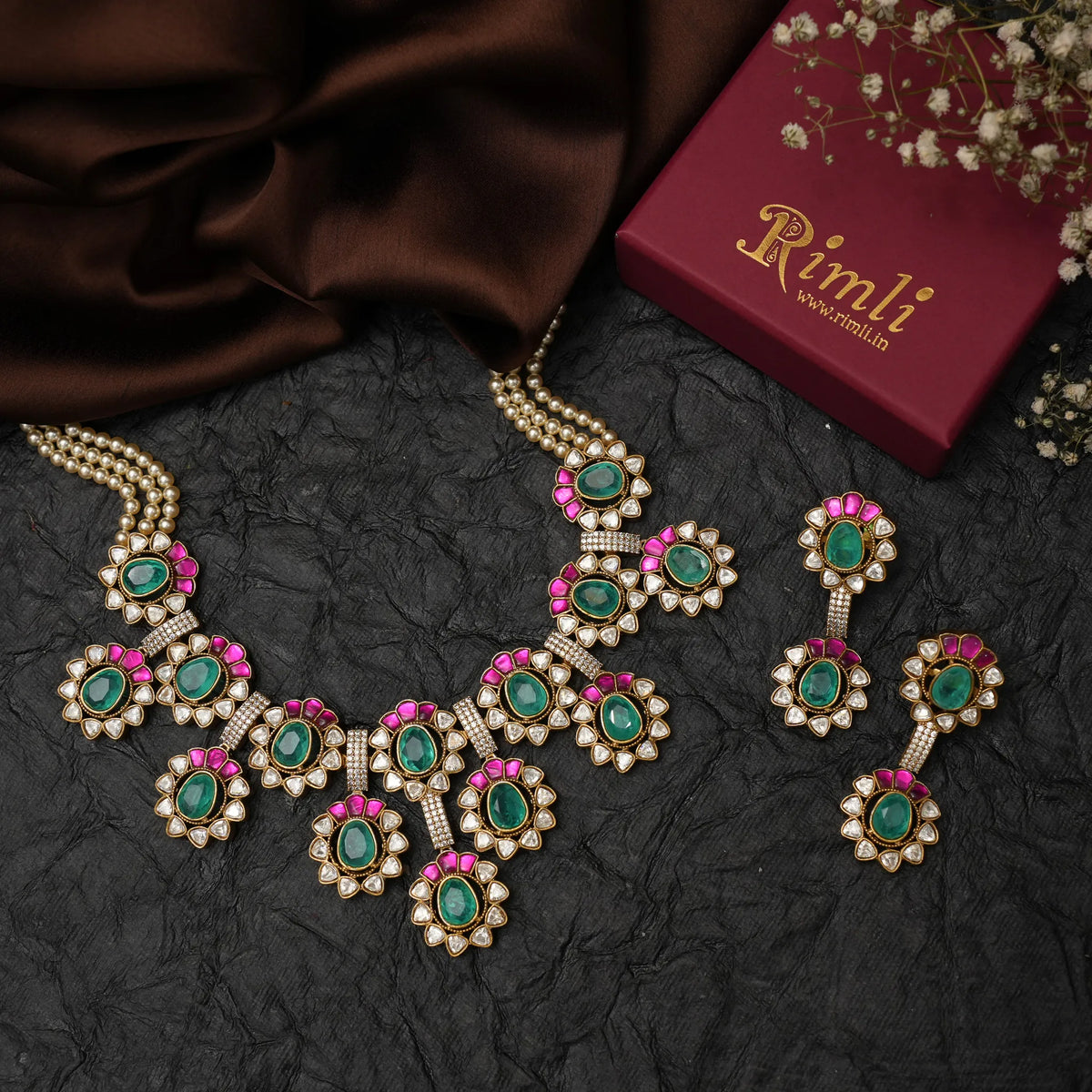 Brija Polki Necklace