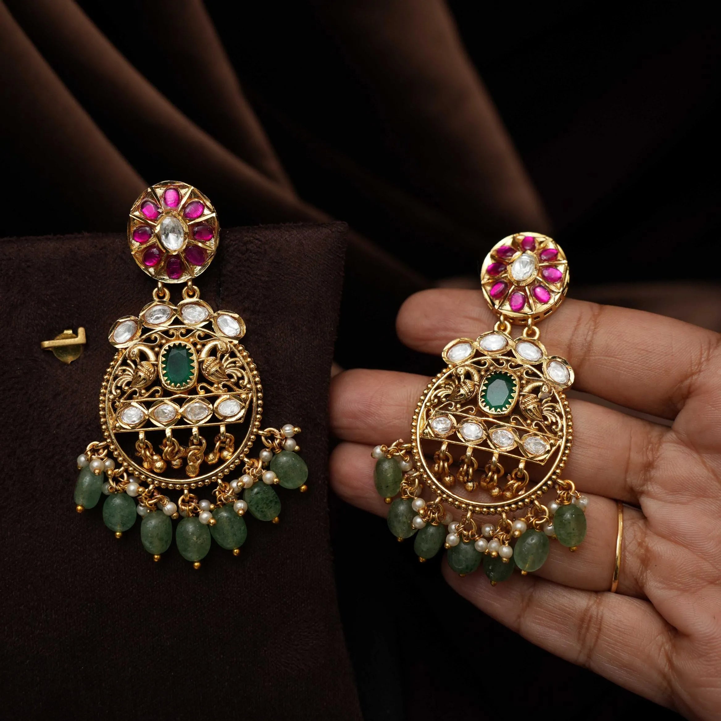 Brishti Polki Designer Earrings