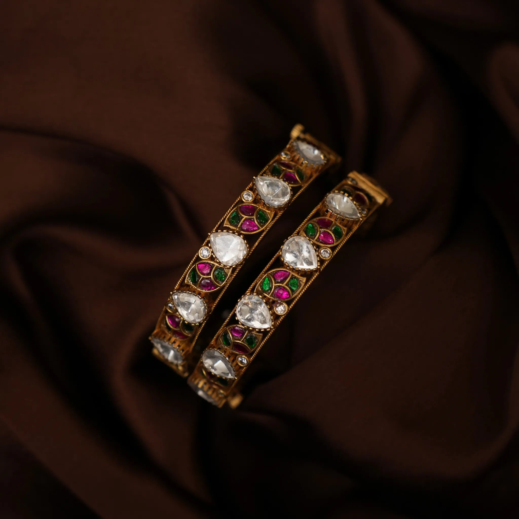 Brithika Polki Bangles
