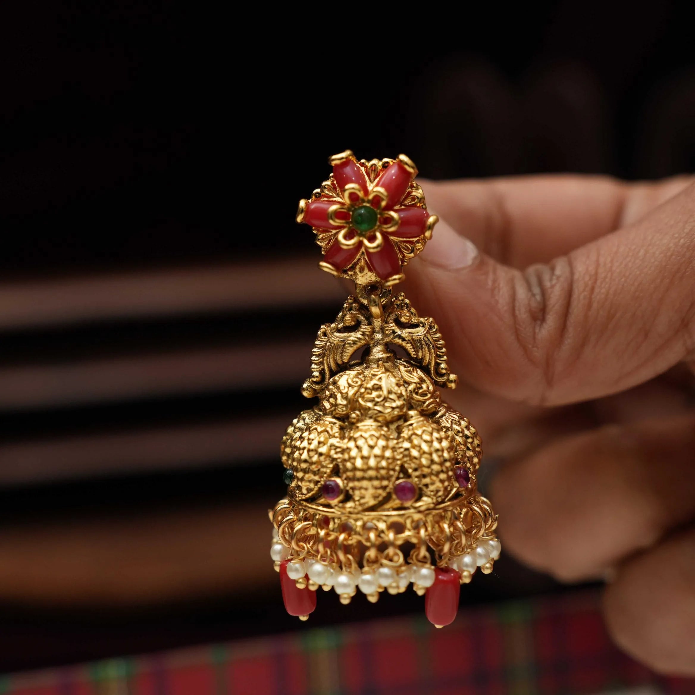 Bronte Antique Jhumka Earrings