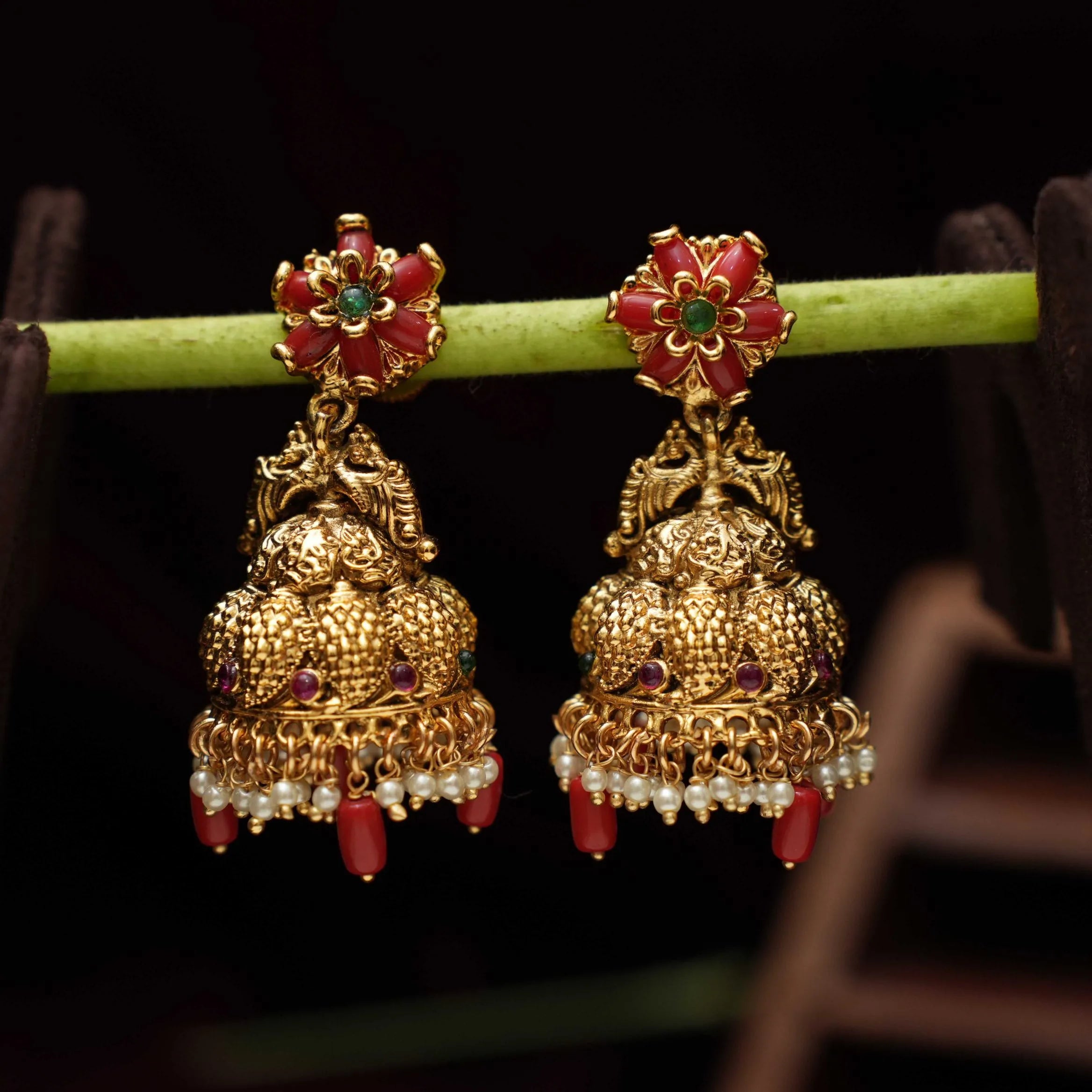 Bronte Antique Jhumka Earrings
