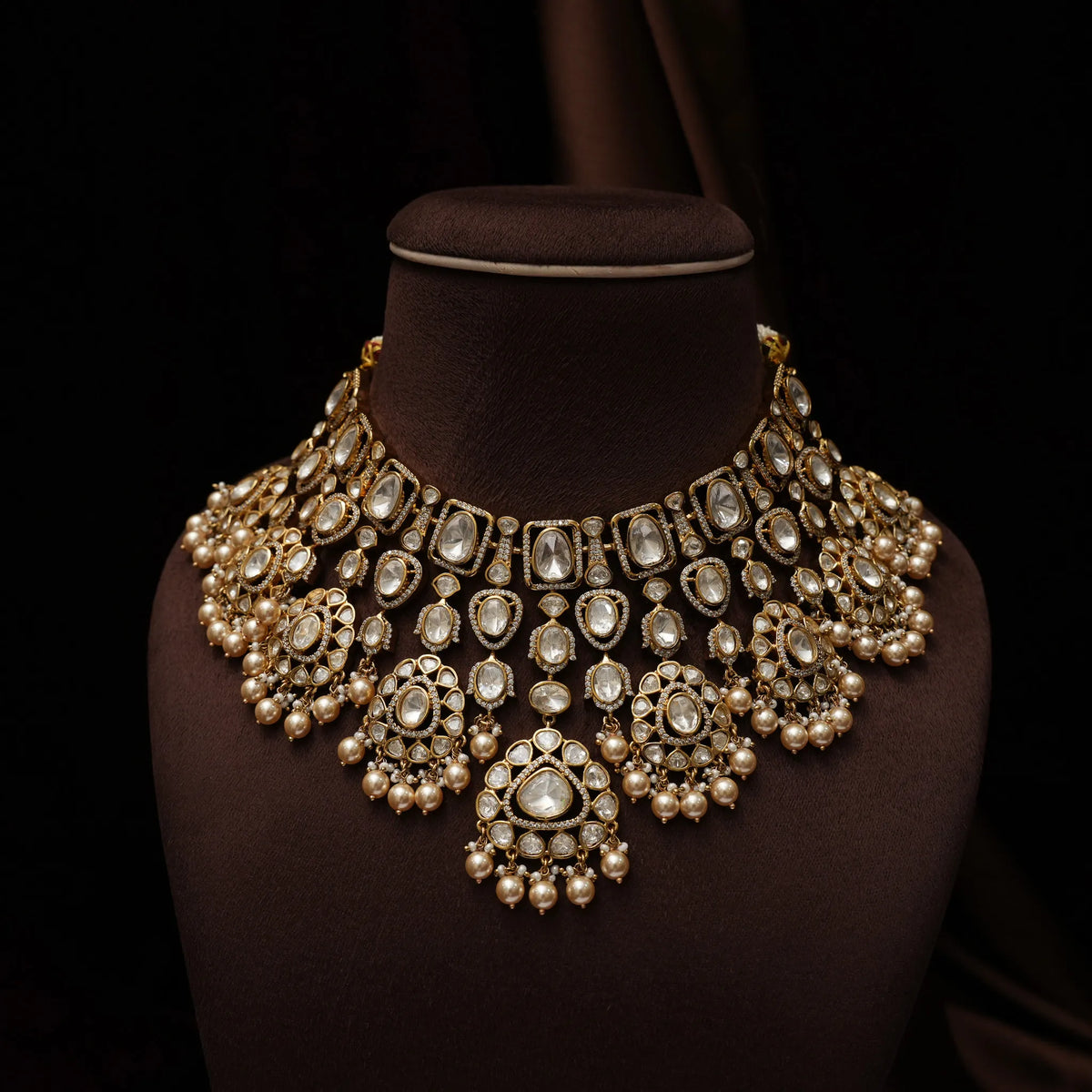 Canisa Statement Polki Necklace