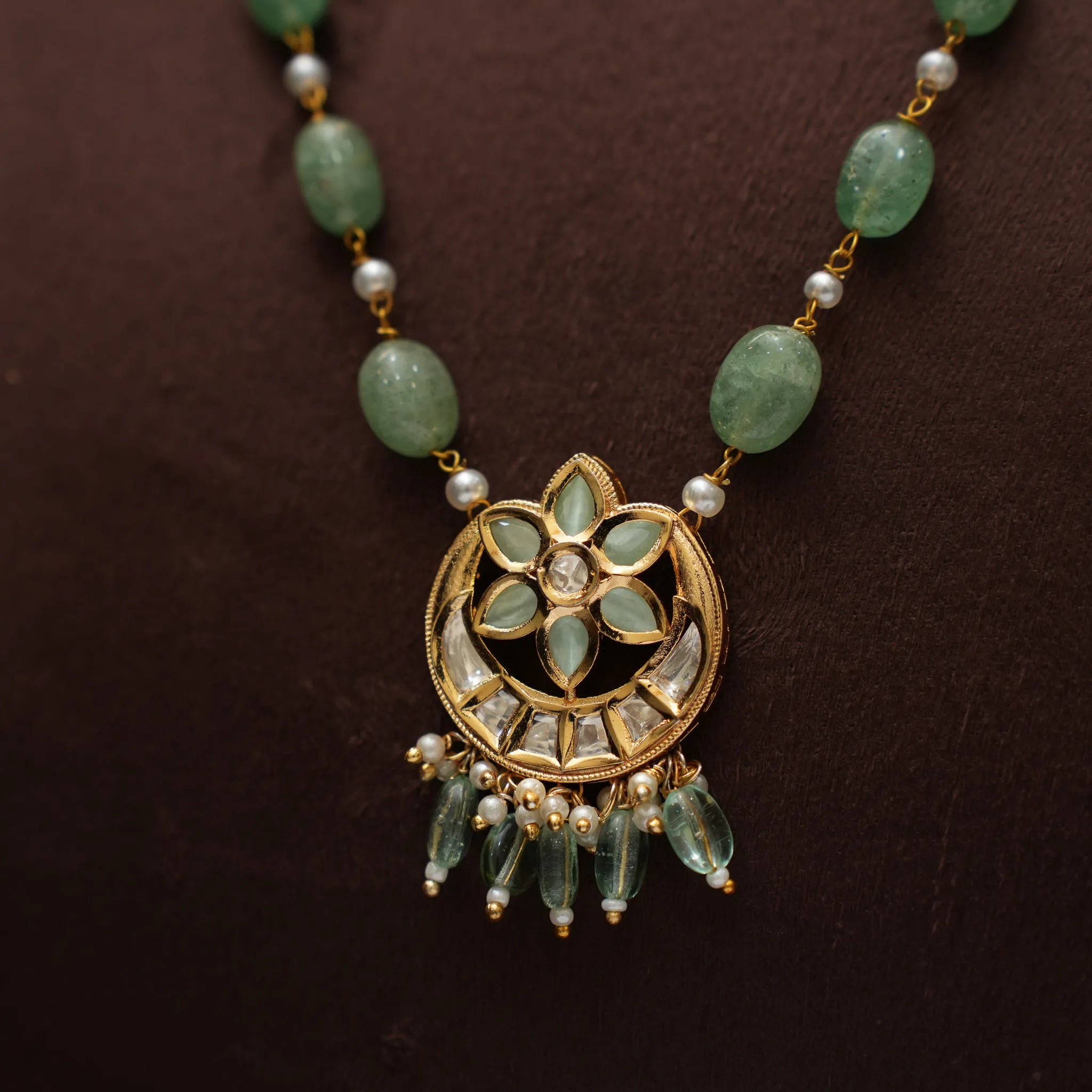 Celeste Pearl Victorian Necklace - Esha
