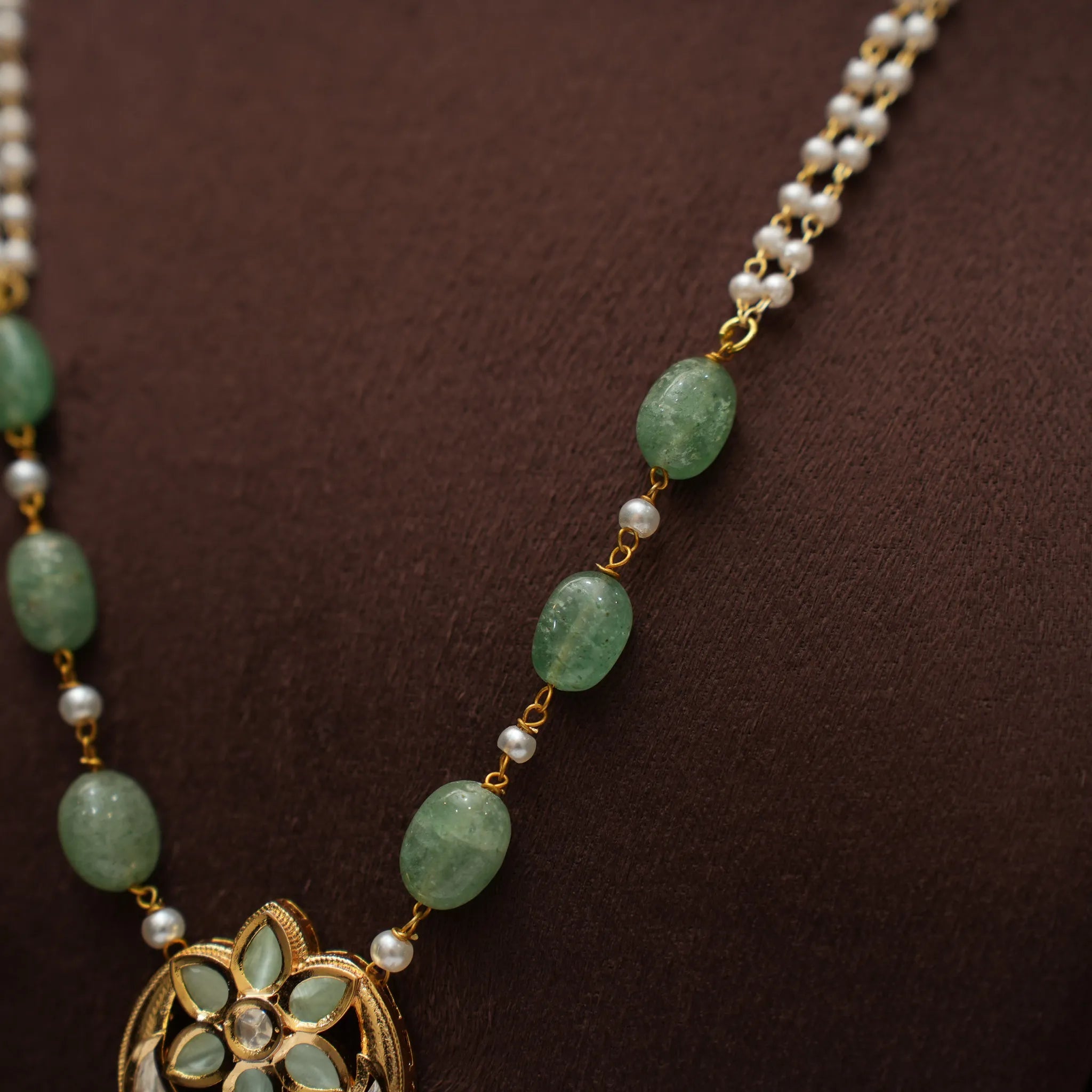 Celeste Pearl Victorian Necklace - Esha