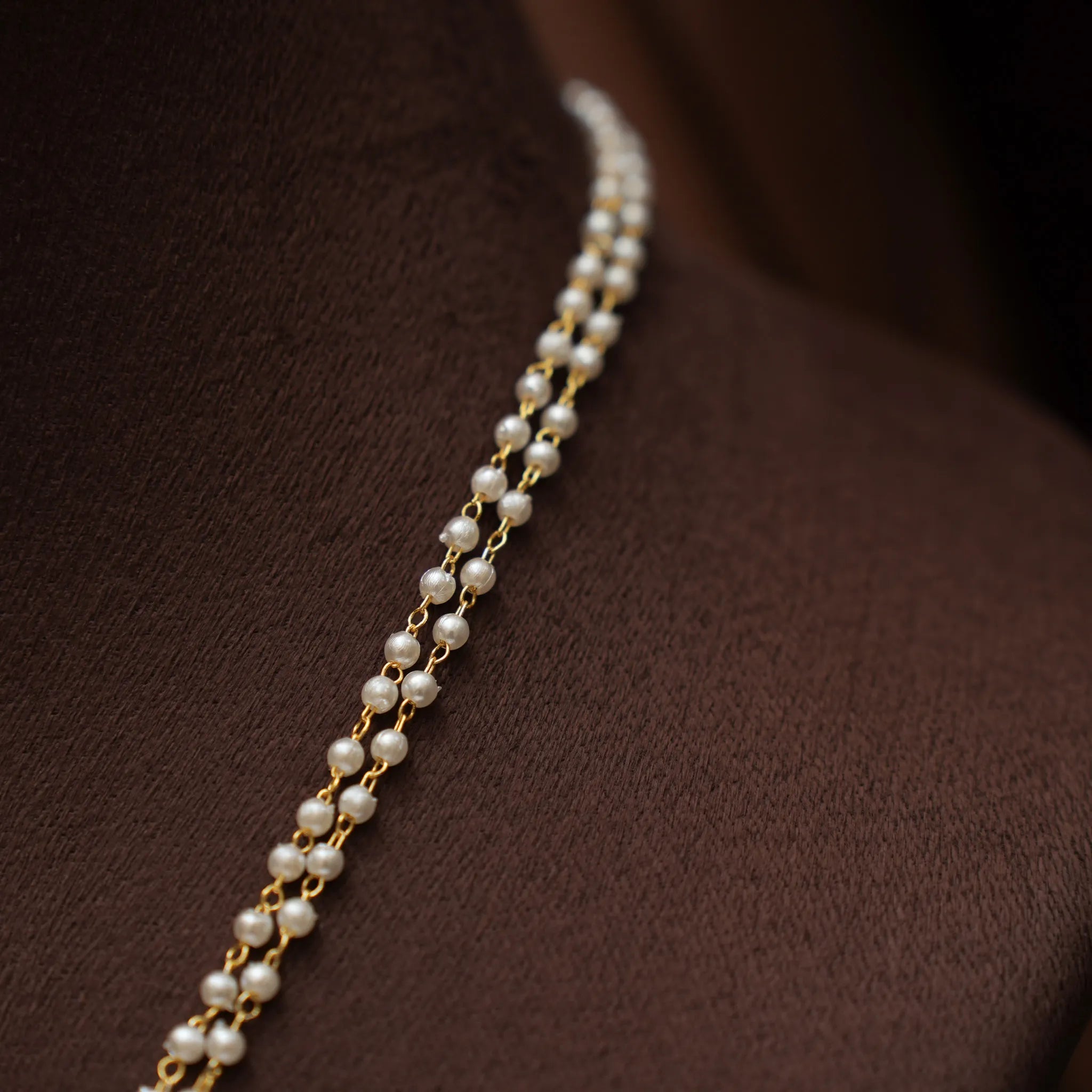 Celeste Pearl Victorian Necklace - Esha